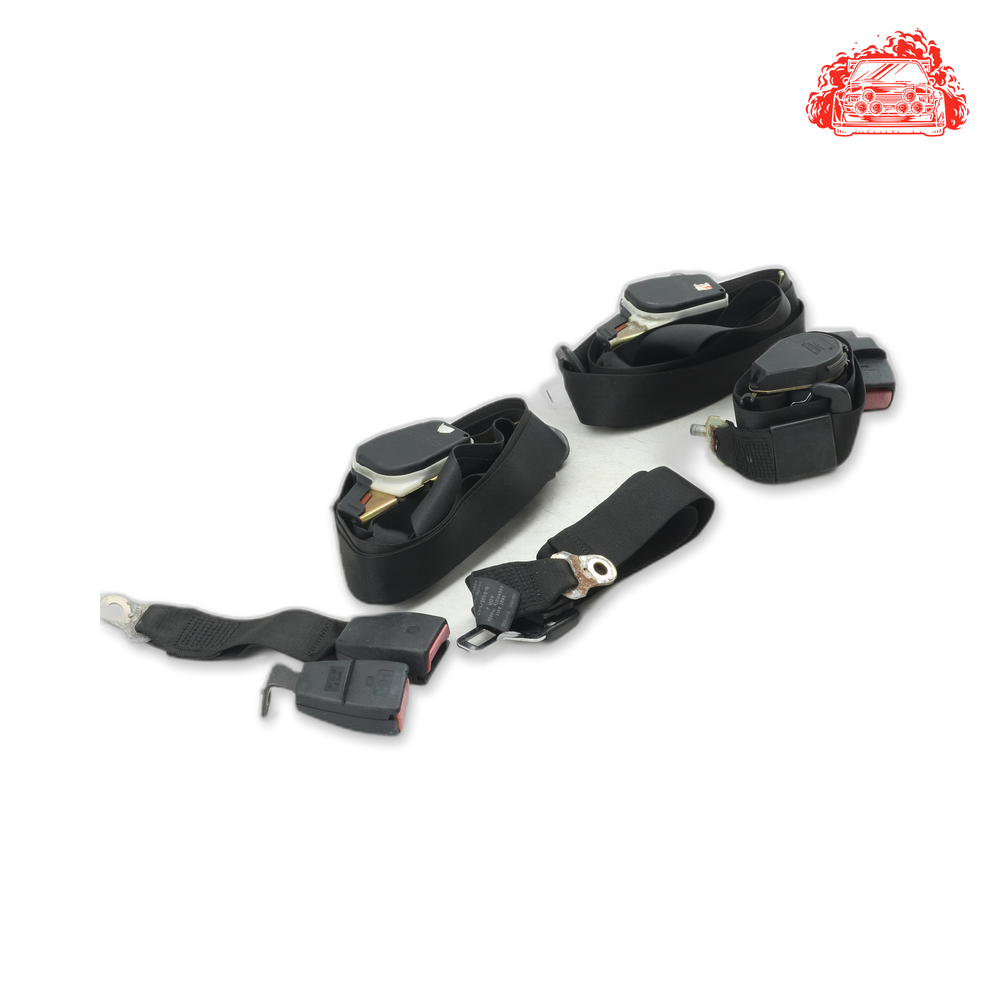 Used BMW 316i (E36) Front & Rear Seat Belt Set - OEM 560151601
