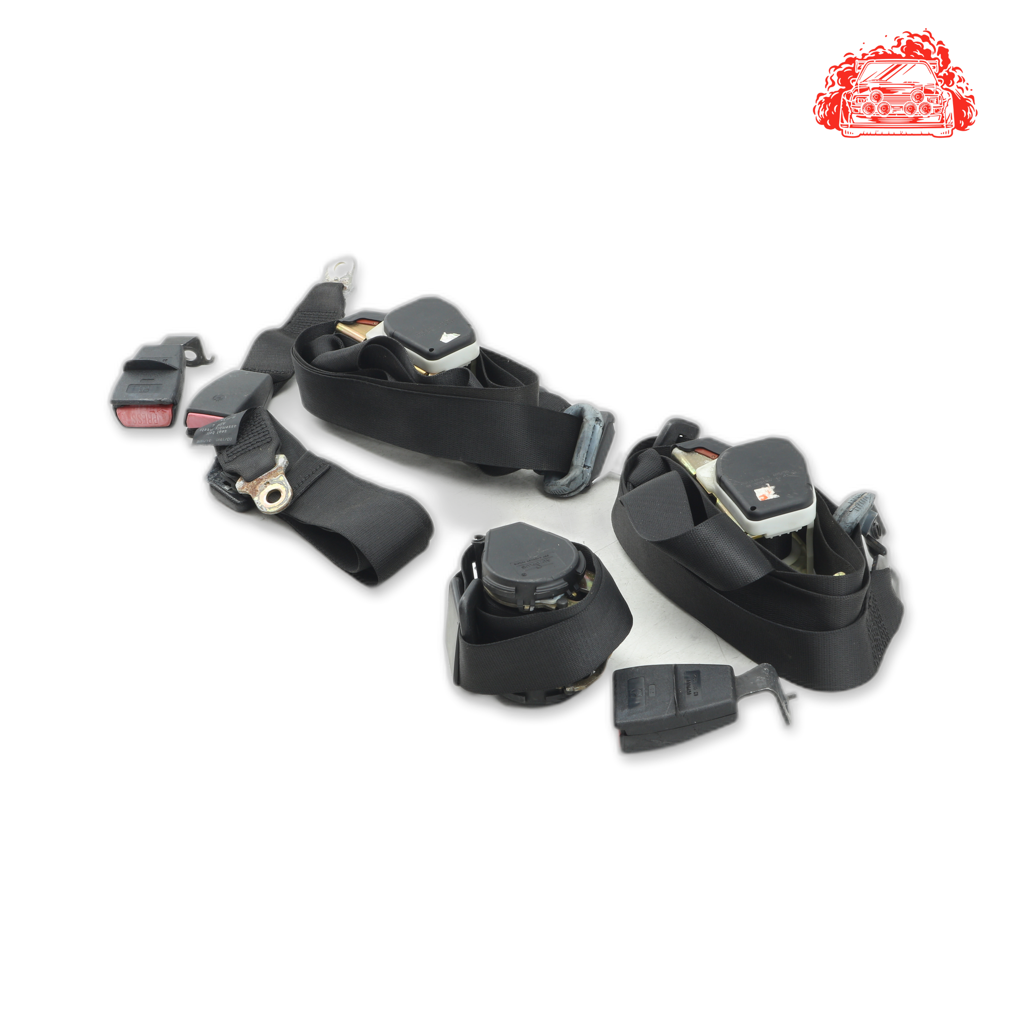 Used BMW 316i (E36) Front & Rear Seat Belt Set - OEM 560151601