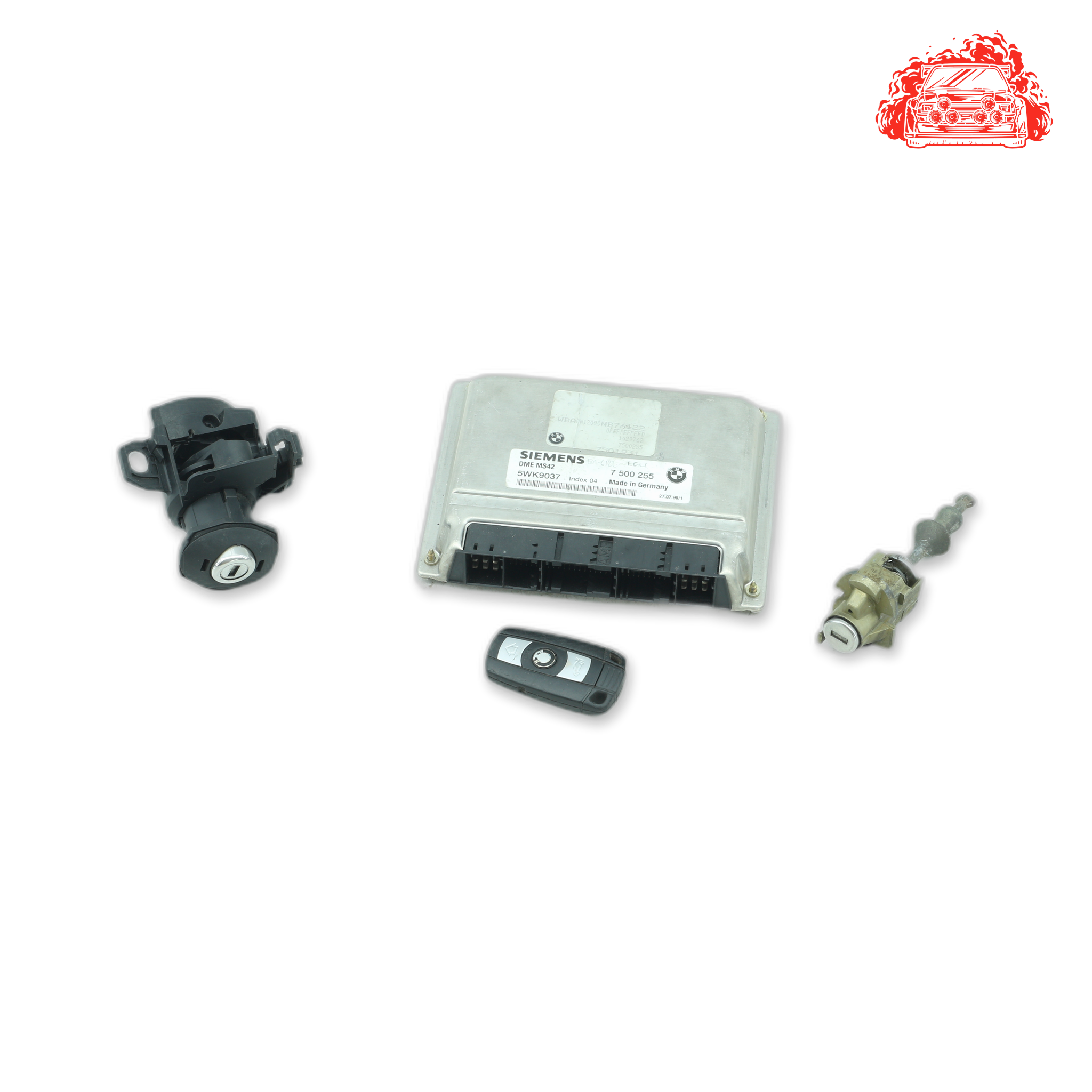BMW 320i A/T (E46) ECU + Ignition + Keys + Barrels