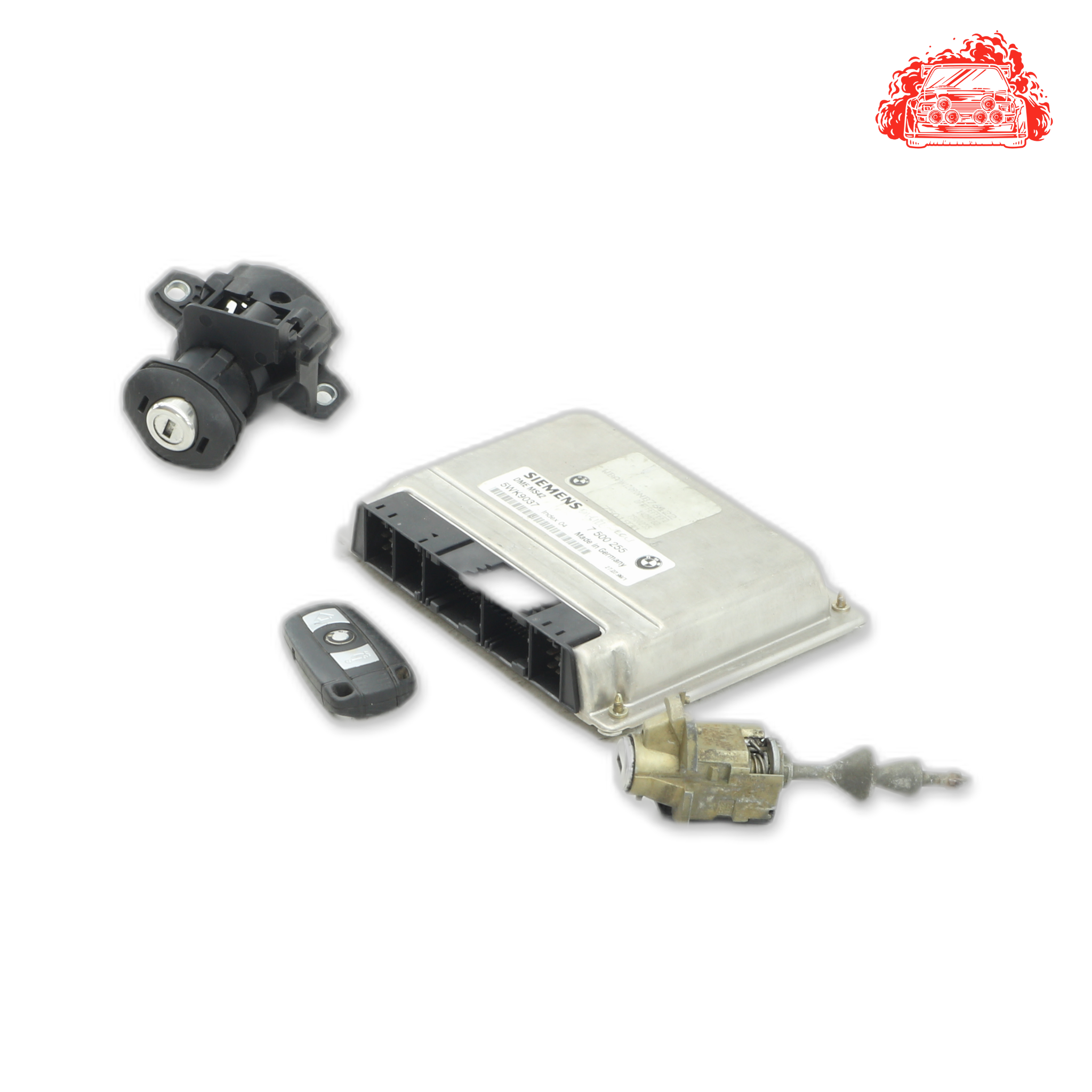 BMW 320i A/T (E46) ECU + Ignition + Keys + Barrels