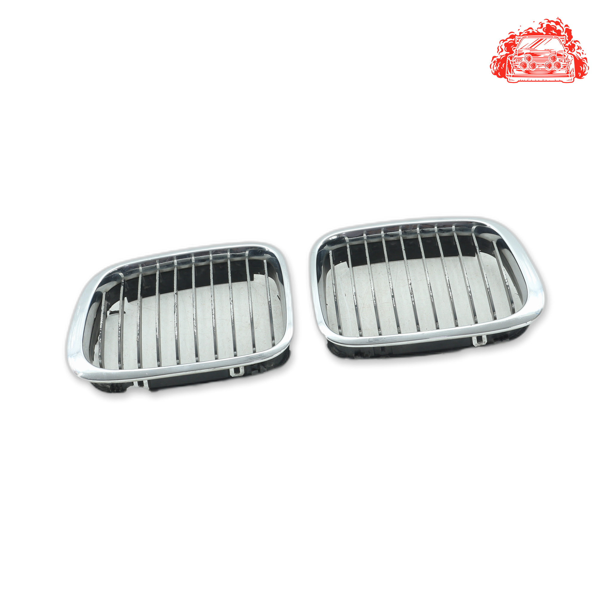 Used BMW 320i A/T (E46) Front Top Centre Grille - OEM Part 10627110