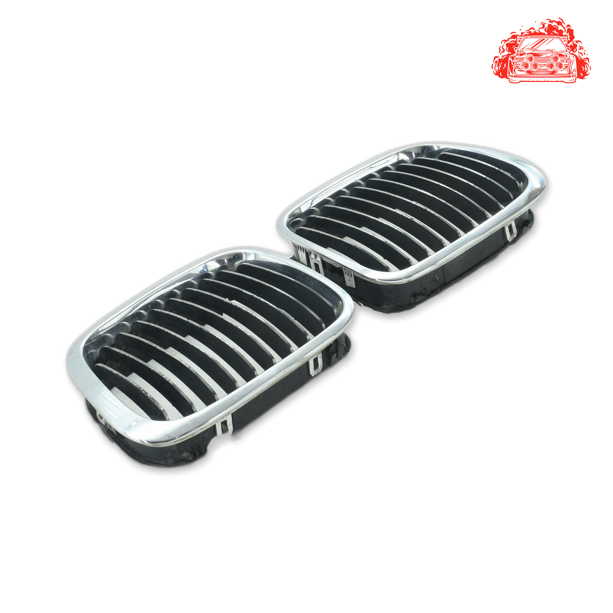 Used BMW 320i A/T (E46) Front Top Centre Grille - OEM Part 10627110