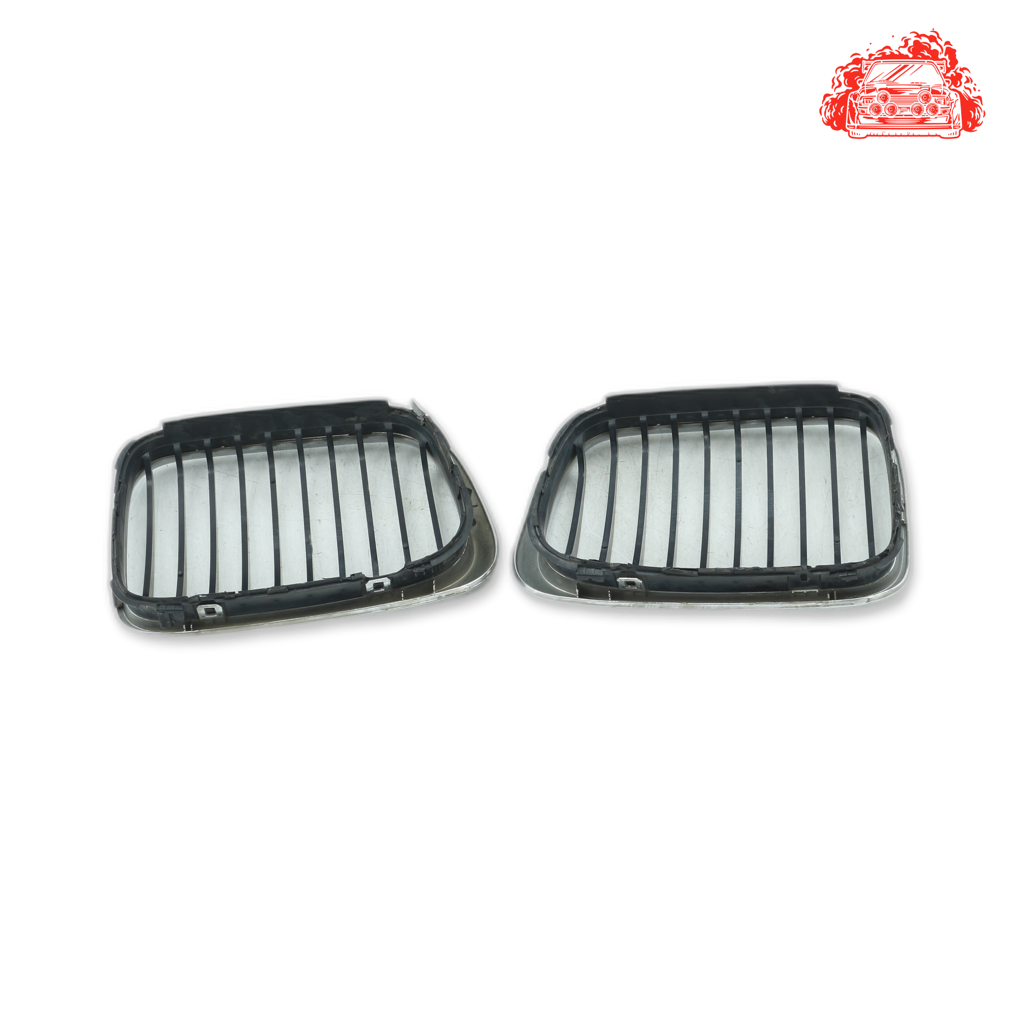 Used BMW 320i A/T (E46) Front Top Centre Grille - OEM Part 10627110