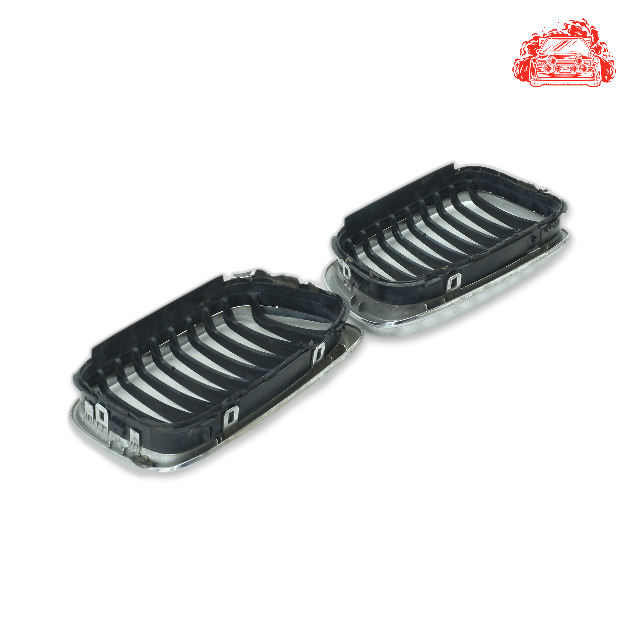Used BMW 320i A/T (E46) Front Top Centre Grille - OEM Part 10627110