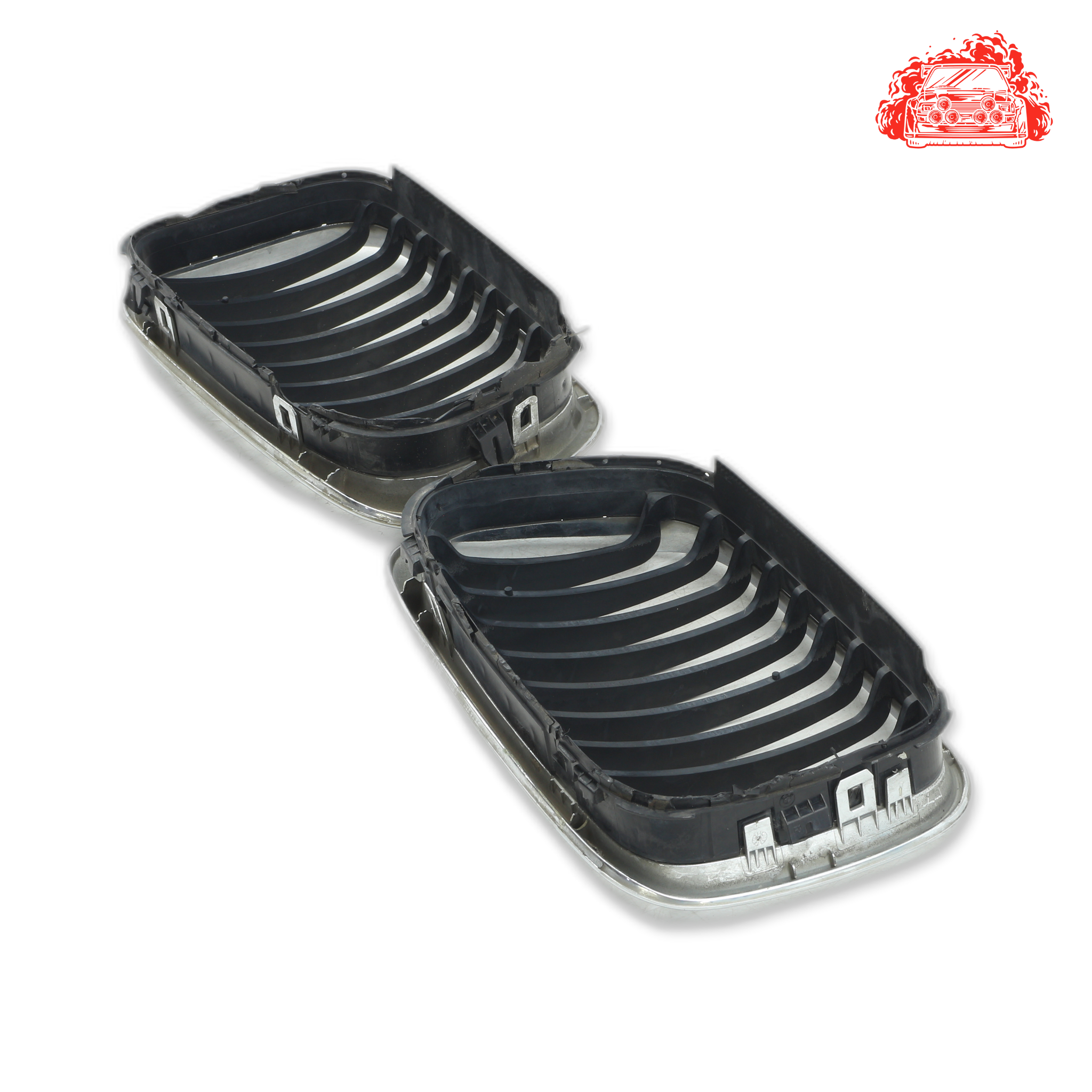 Used BMW 320i A/T (E46) Front Top Centre Grille - OEM Part 10627110