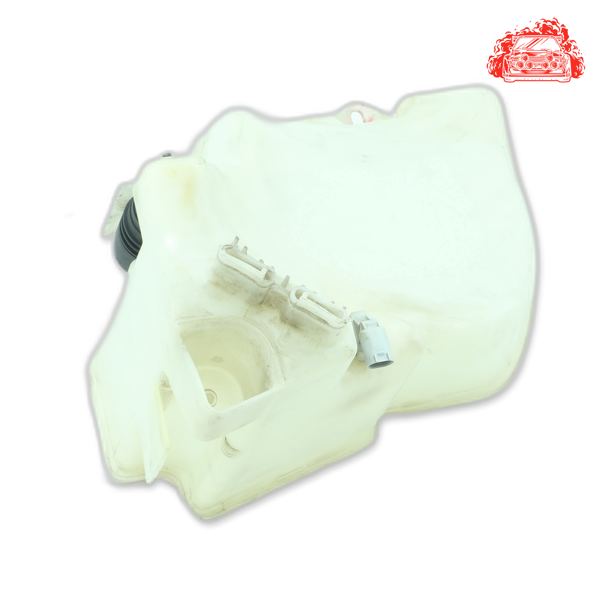 Used BMW 320i A/T (E46) Front Windshield Washer Fluid Reservoir - OEM Part 61678362808
