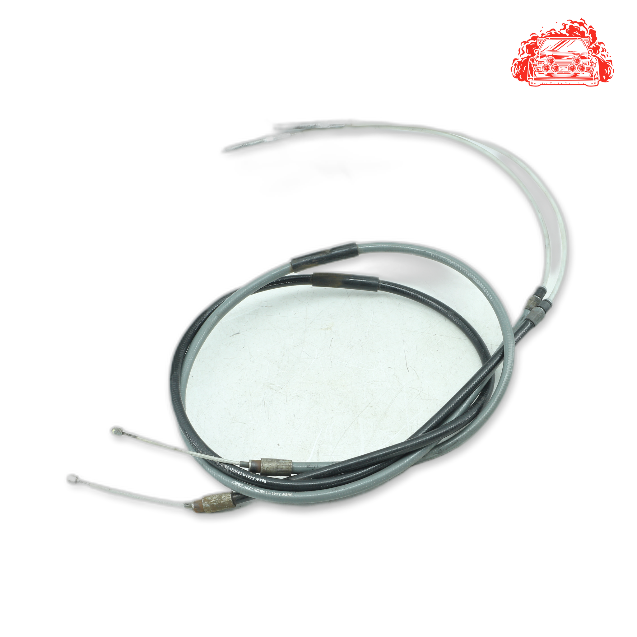 Used BMW 320i A/T (E46) Handbrake Cables - OEM Part 34411165021