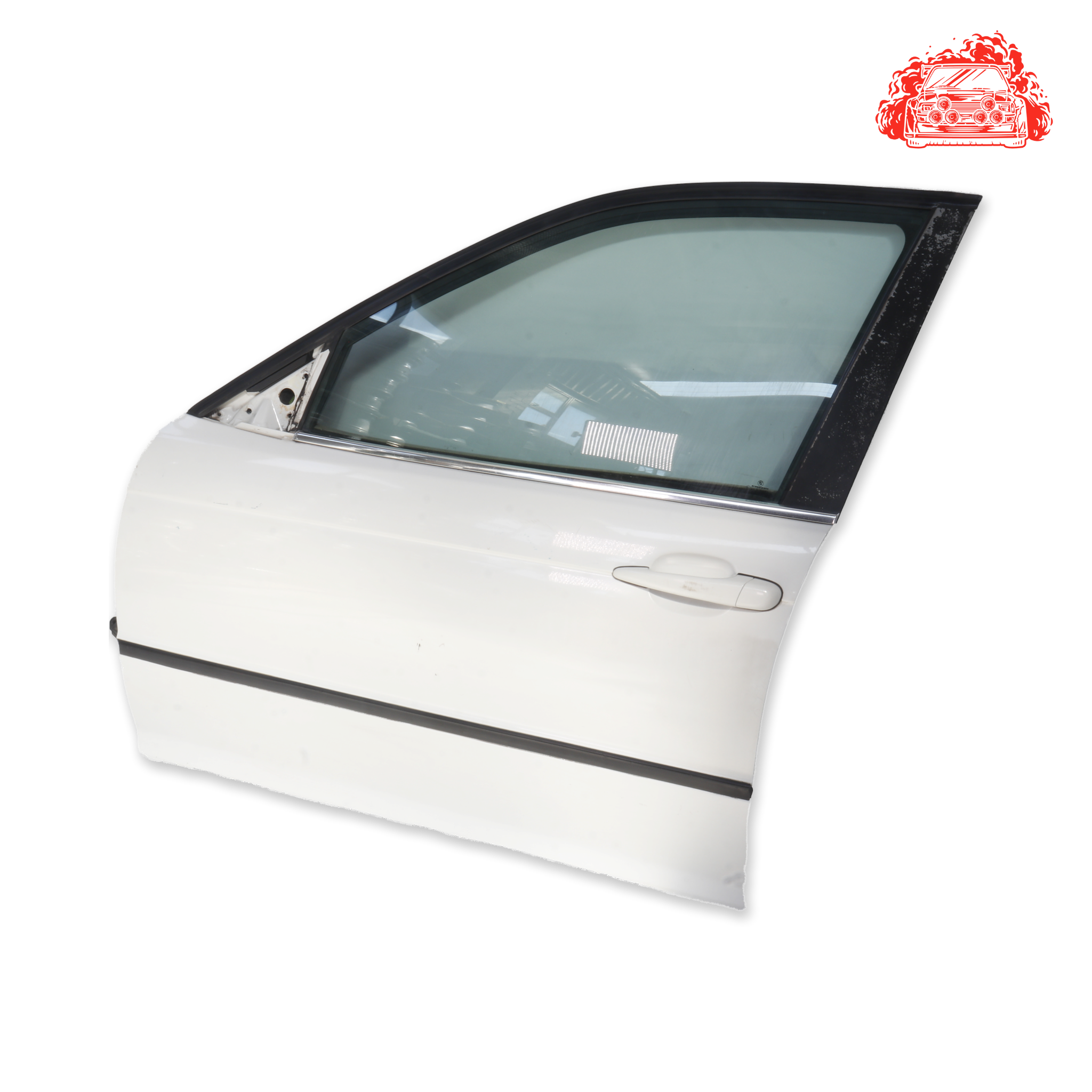 Salvaged BMW 320i A/T (E46) Passenger Side Front Door
