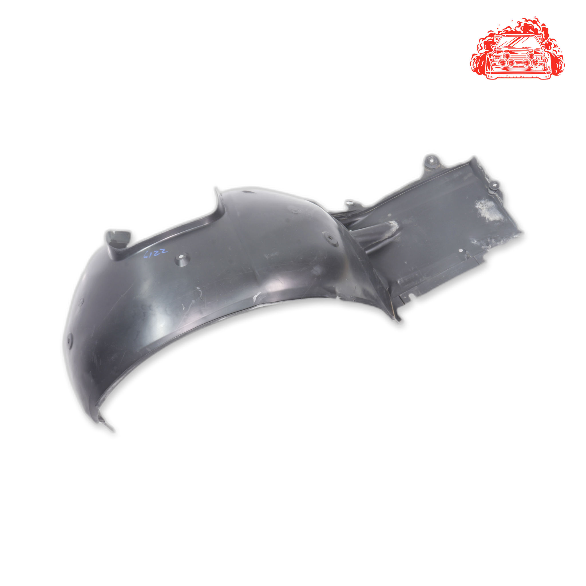 Used BMW 320i A/T (E46) Passenger Side Front Fender Liner - OEM Part 51718193809