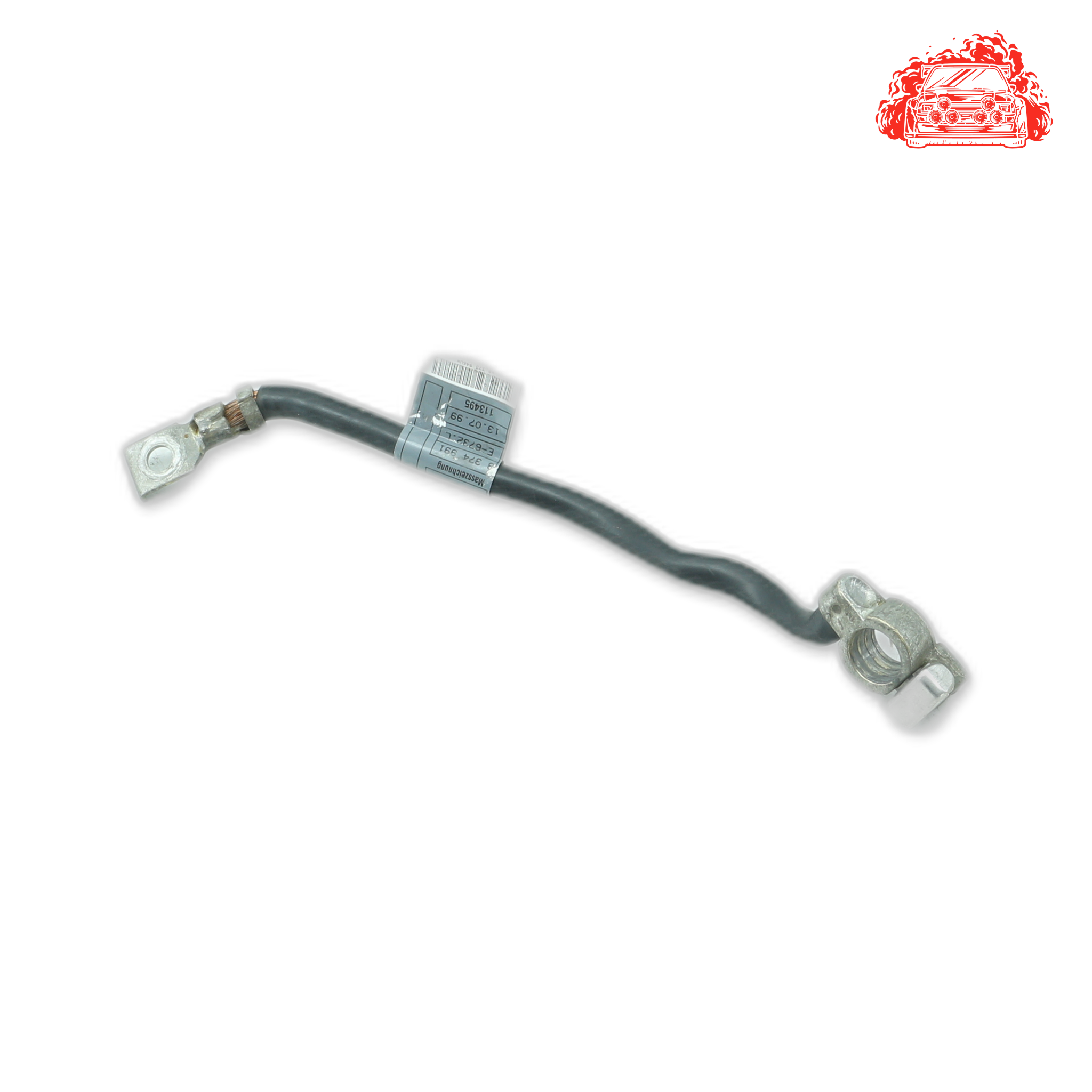 Used BMW 320i A/T (E46) Positive & Negative Battery Cable - OEM Part 8374991