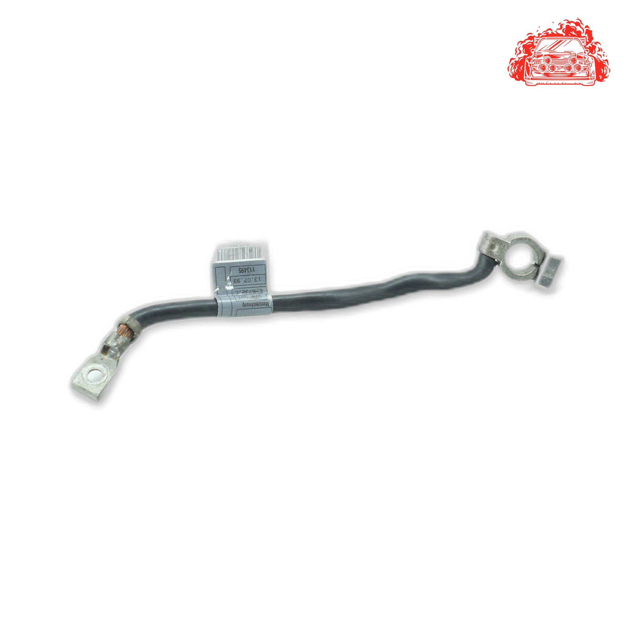 Used BMW 320i A/T (E46) Positive & Negative Battery Cable - OEM Part 8374991