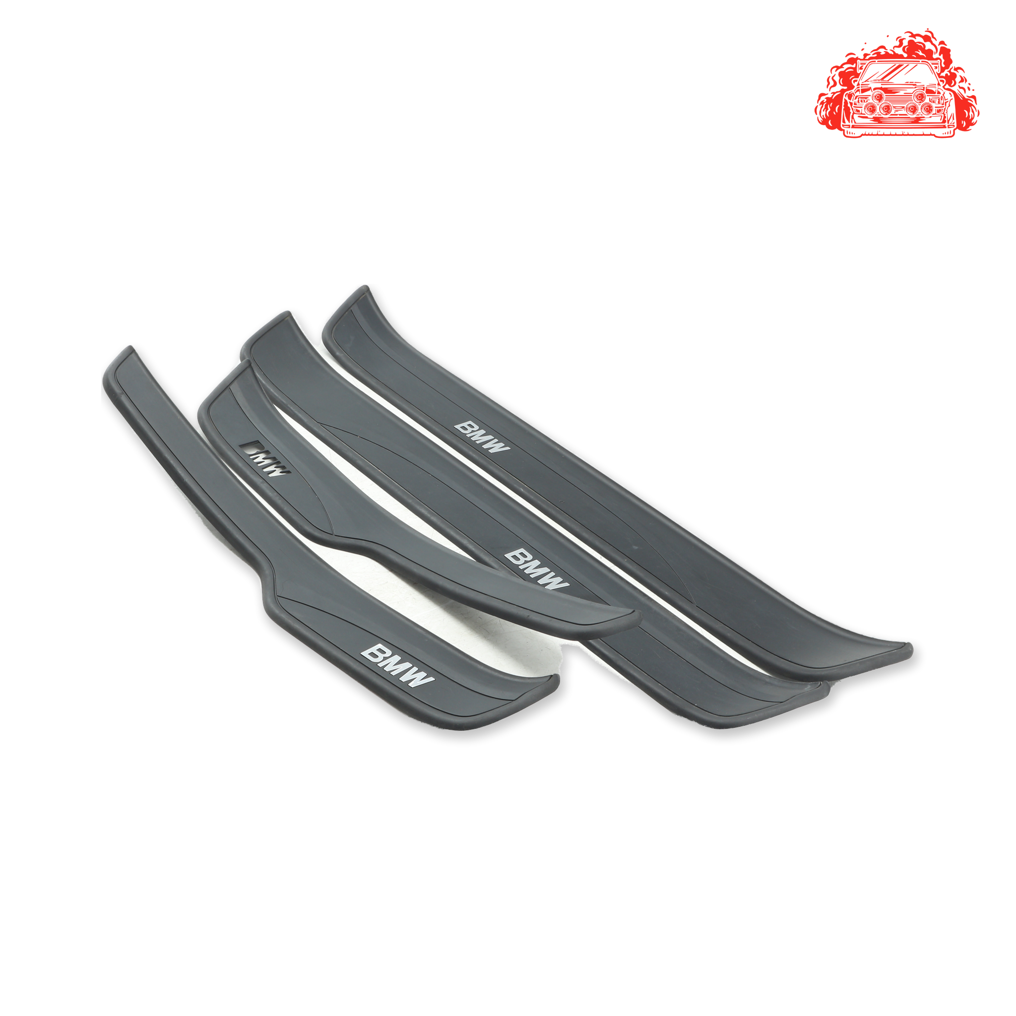 Used BMW 320i A/T (E90) Door Sill Trim Strip Set - OEM Part 51477060286