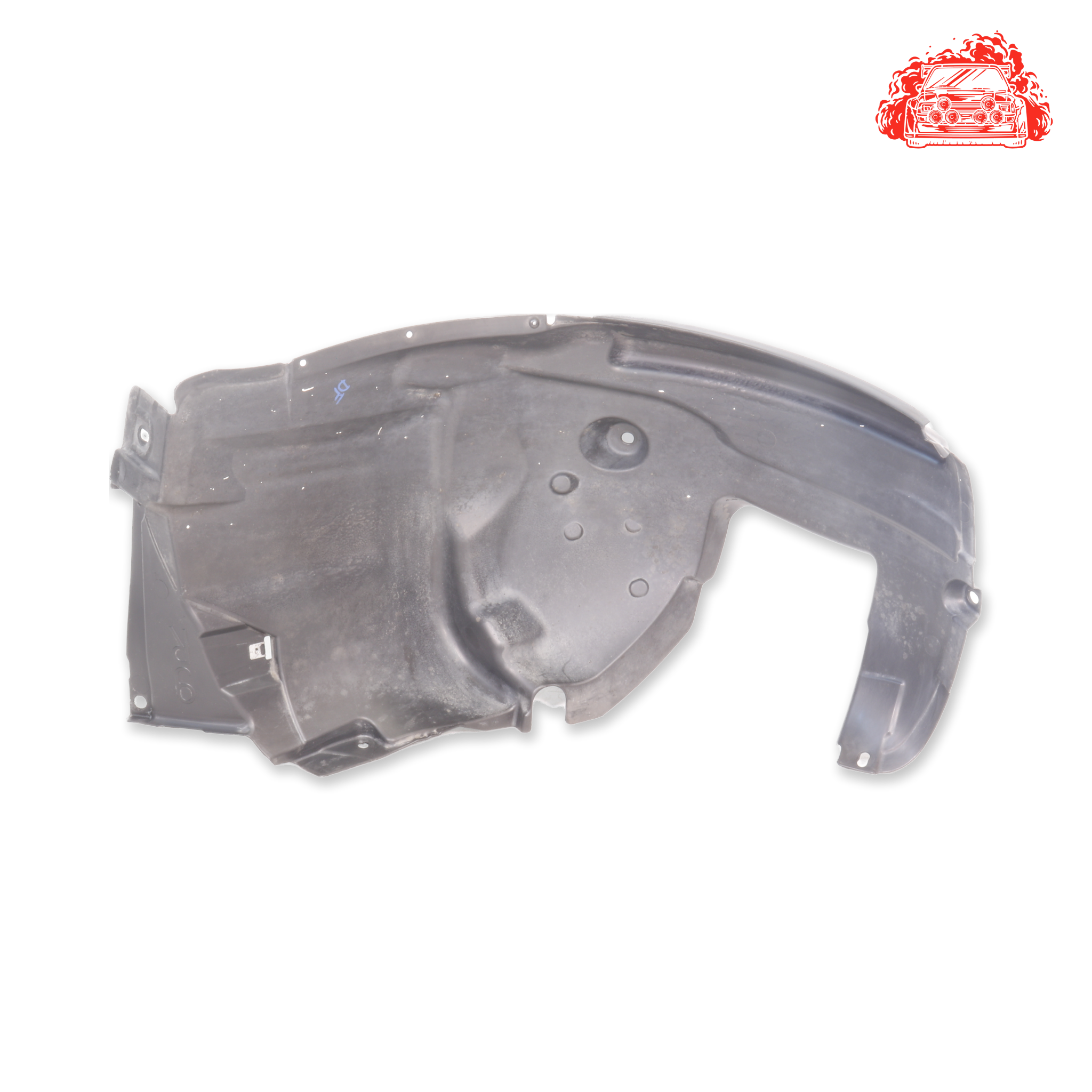 Used BMW 320i A/T (E90) Driver Side Front Fender Liner - OEM Part 51717059378