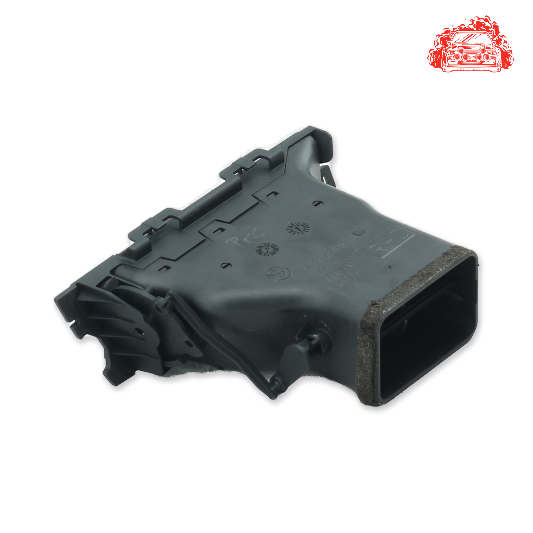 Used BMW 320i A/T (E90) Passenger Side Dashboard Air Vent - OEM Part 64227151201
