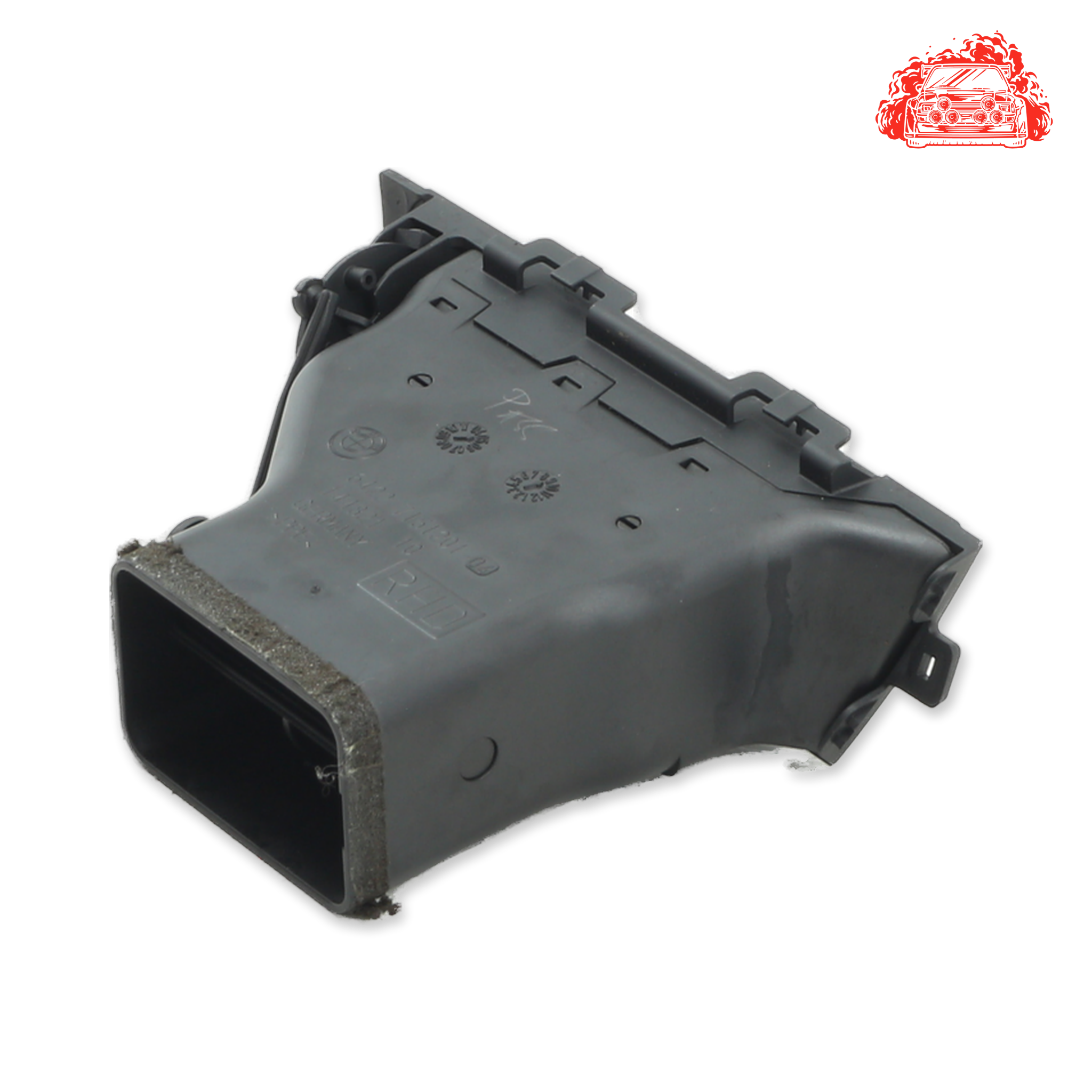 Used BMW 320i A/T (E90) Passenger Side Dashboard Air Vent - OEM Part 64227151201