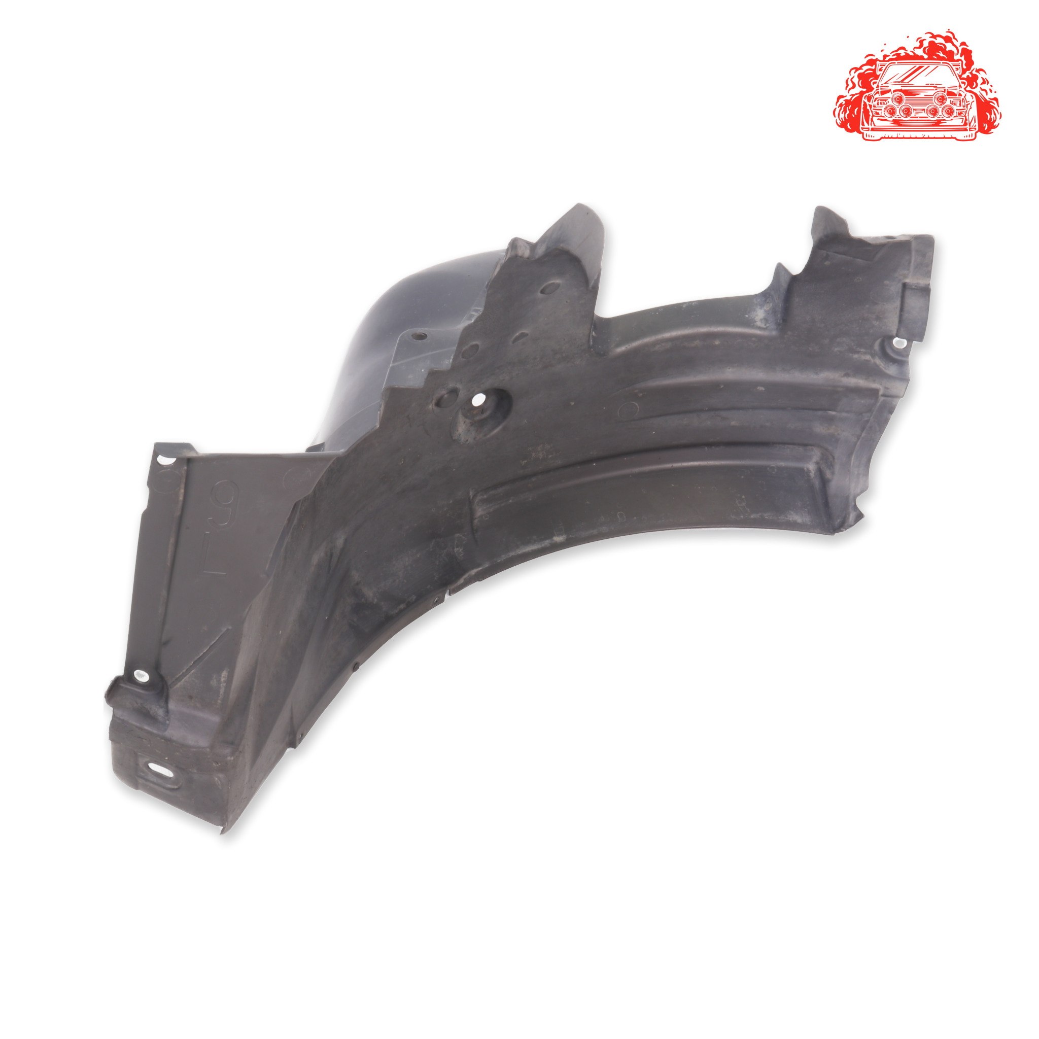 Used BMW 320i A/T (E90) Passenger Side Front Fender Liner - OEM Part 51717059377,51717175289