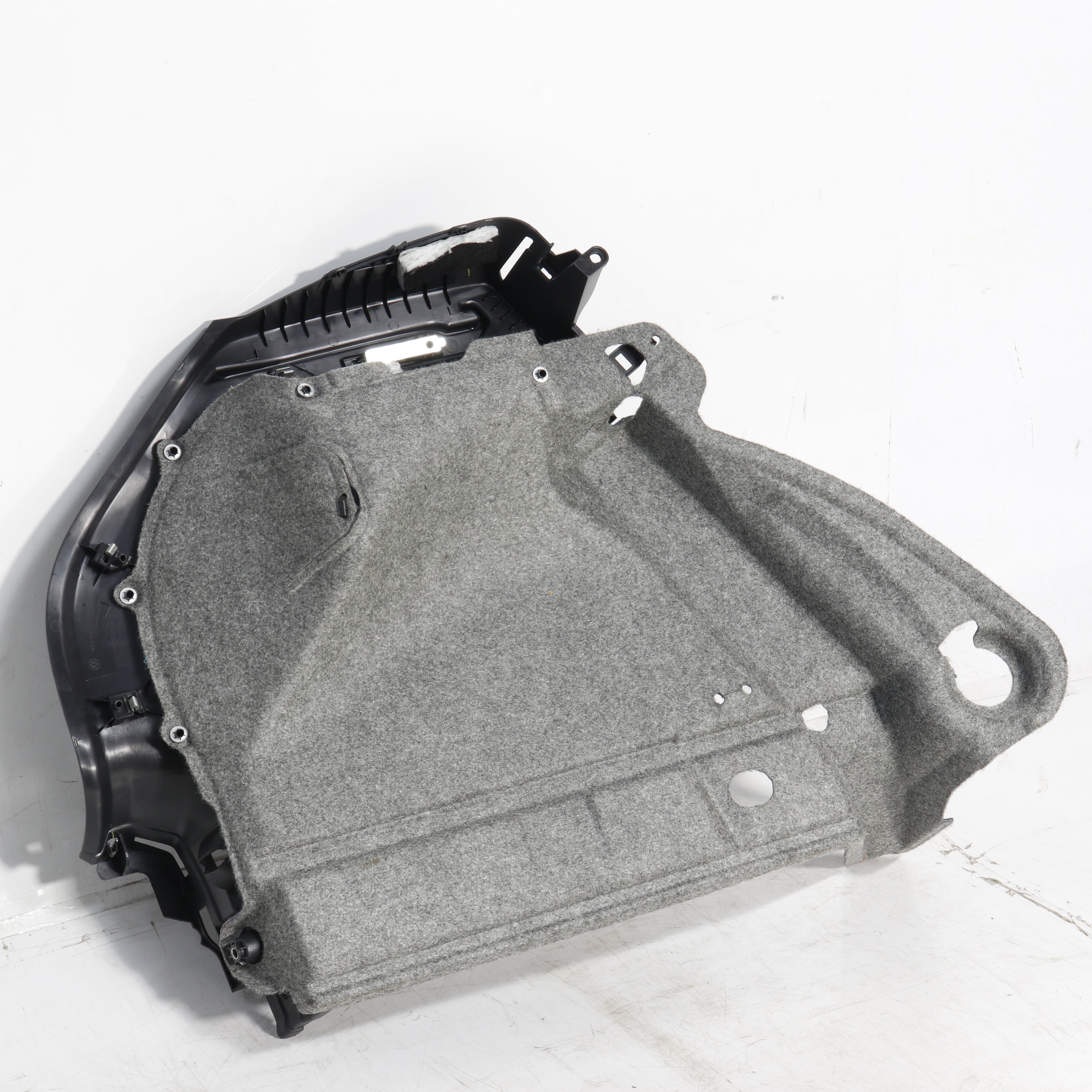 Used VOLKSWAGEN POLO 1.2 TRENDLINE DSG Driver side rear boot lining carpet - OEM Part 2G6867762C