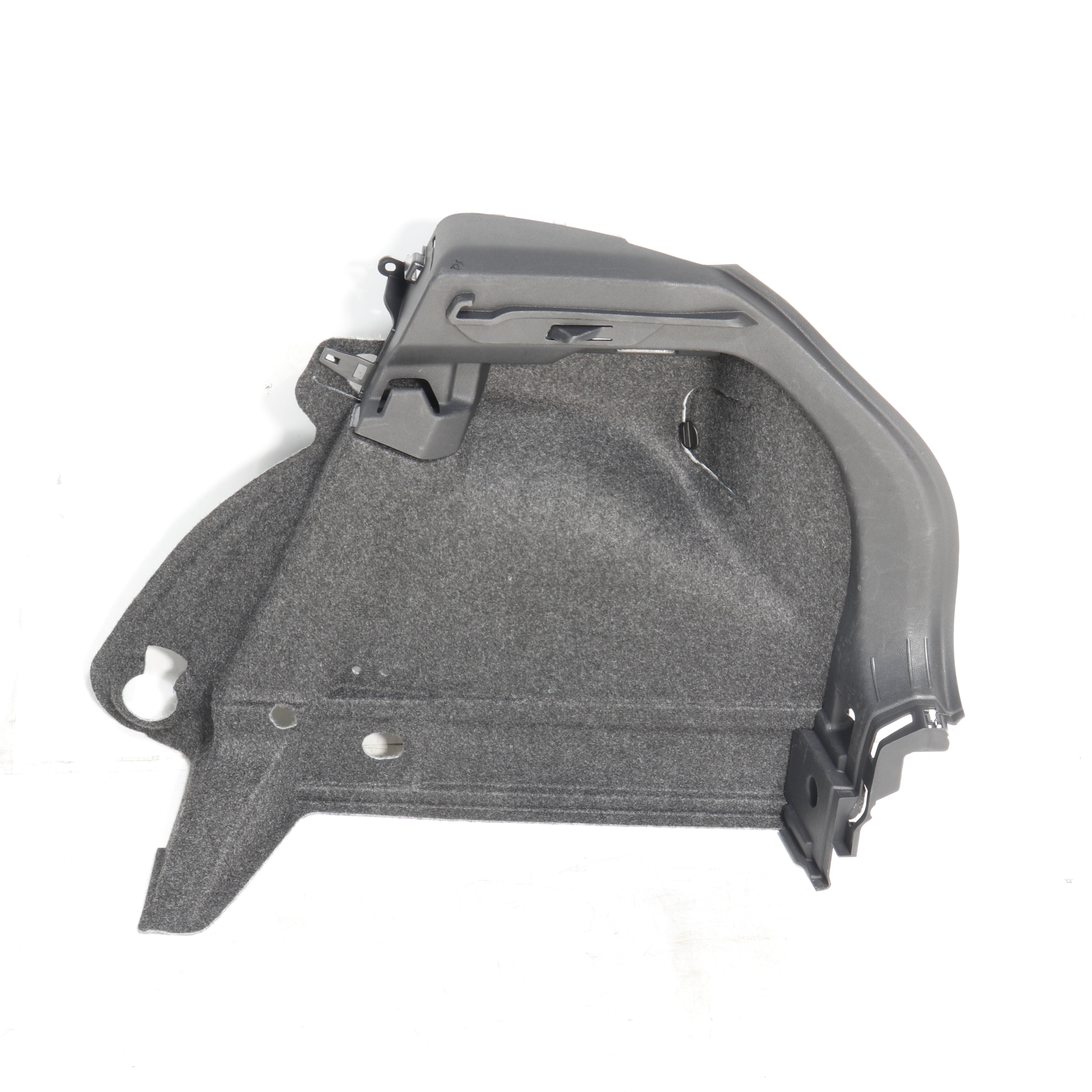 Used VOLKSWAGEN POLO 1.2 TRENDLINE DSG Driver side rear boot lining carpet - OEM Part 2G6867762C