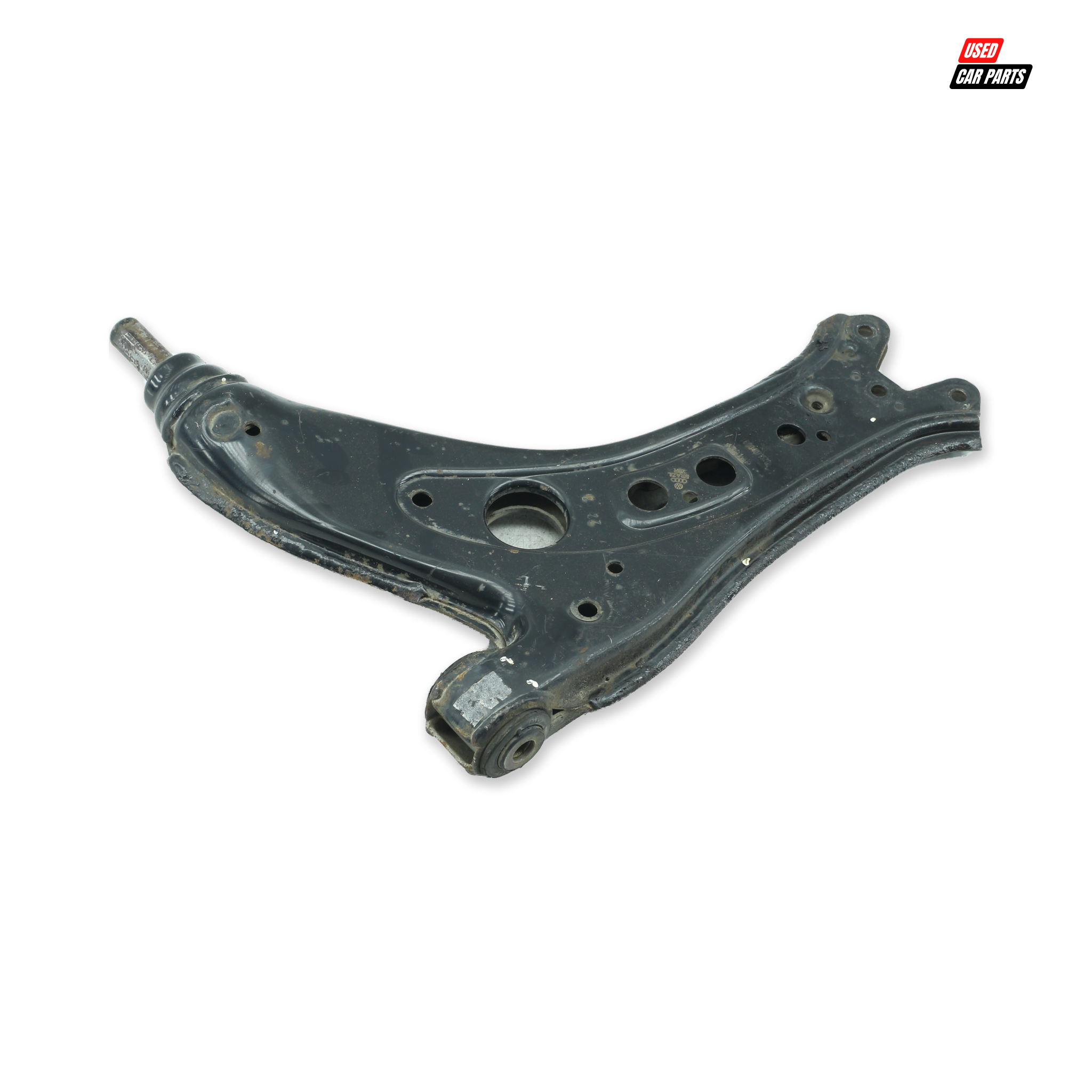 Used Drivers Side Front Lower Suspension Arm - Part Number 6Q0407157G for 2009 Volkswagen Polo Mk4 Sedan