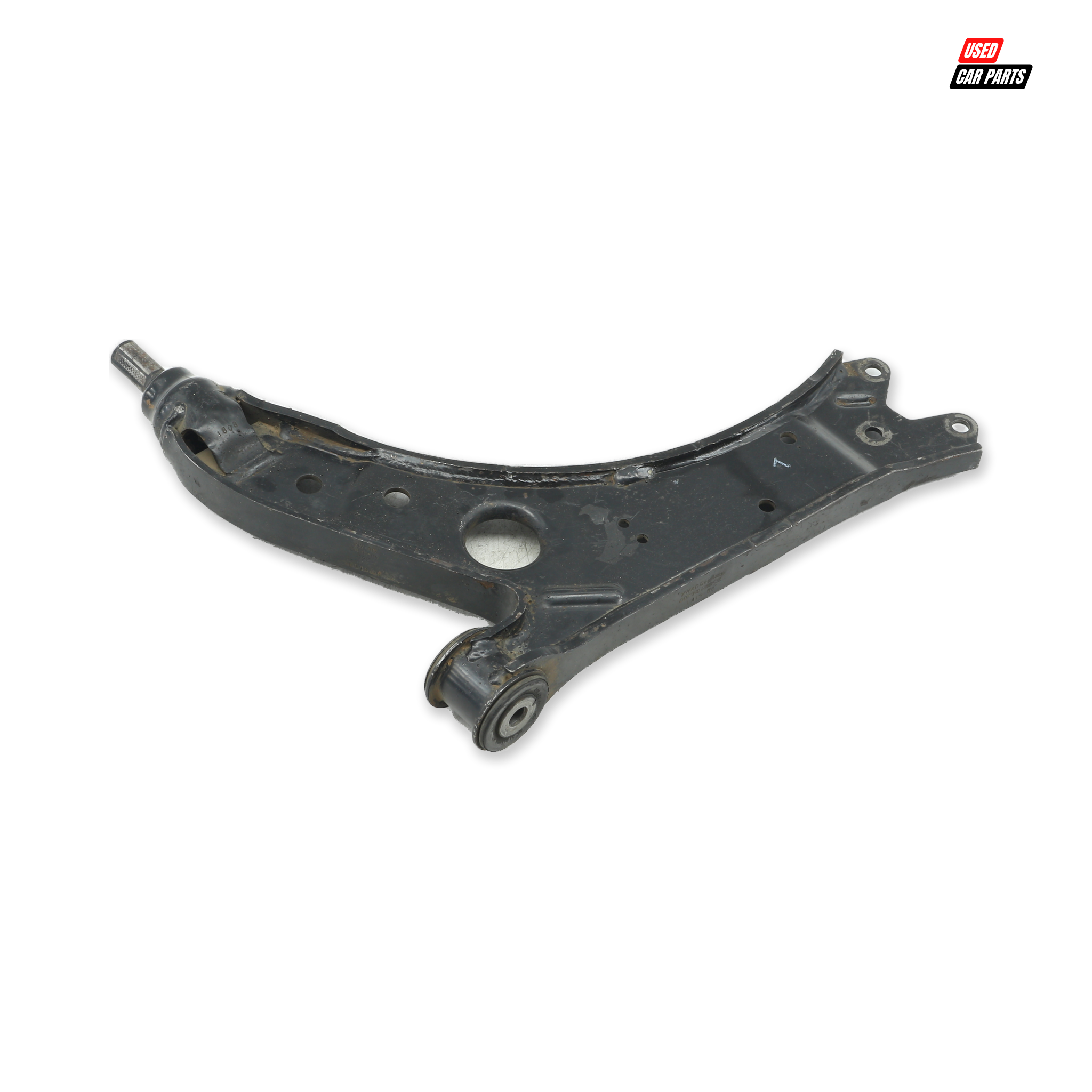 Used Drivers Side Front Lower Suspension Arm (Part Number 1K0407189E) for VOLKSWAGEN PASSAT 2000
