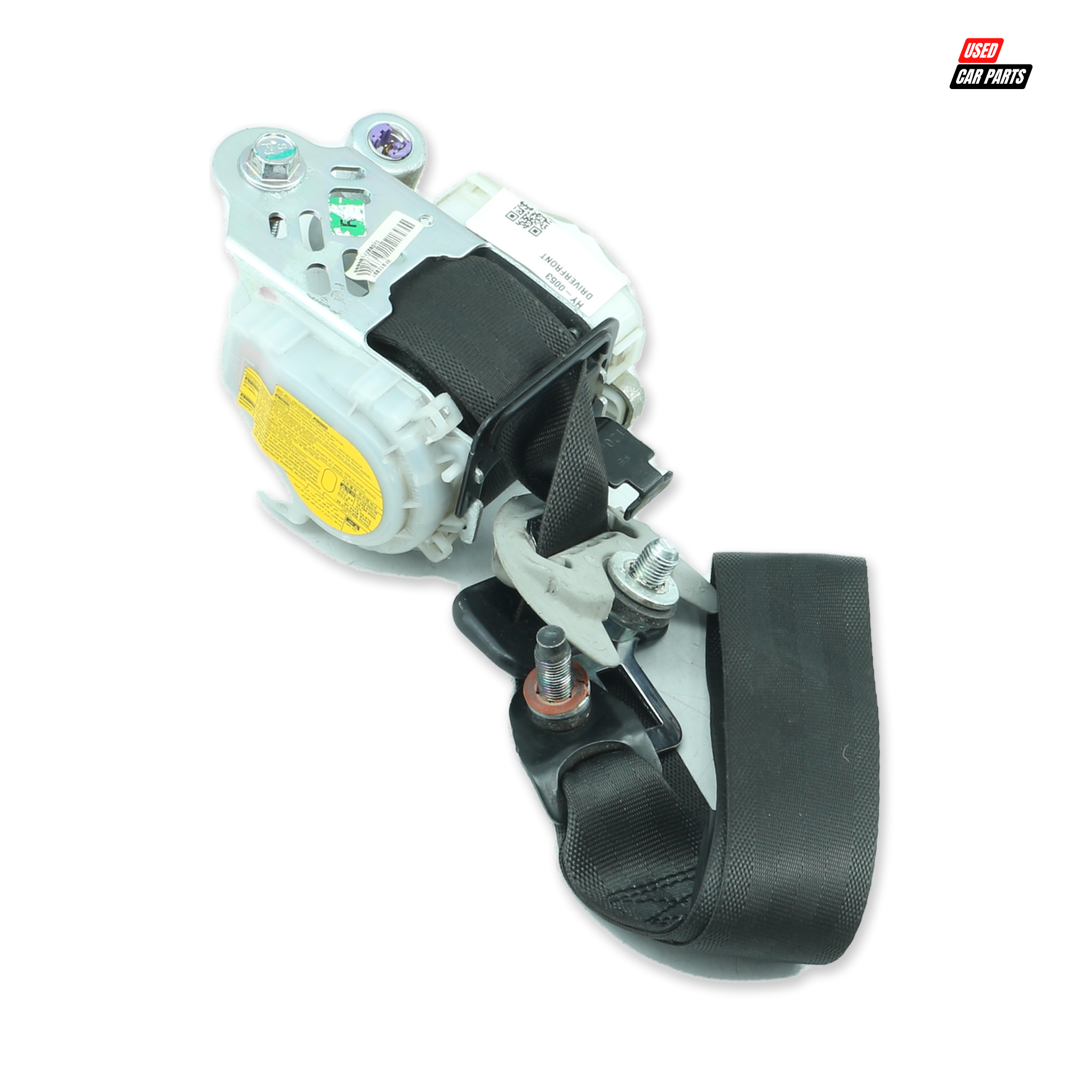 Used Driver Side Front Seatbelt (Part Number 88870-801J200) for 2013 HYUNDAI i20 1.4D GLIDE