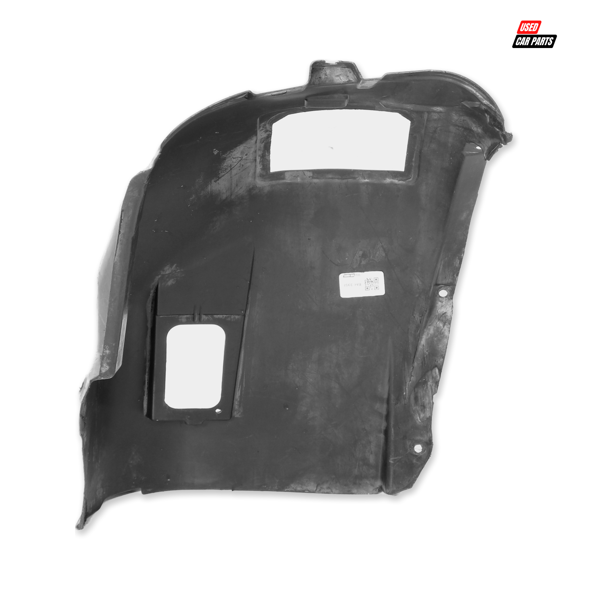 Used BMW A/T (E90) Drivers Side Front Splash Shield (Part Number 51717172500)