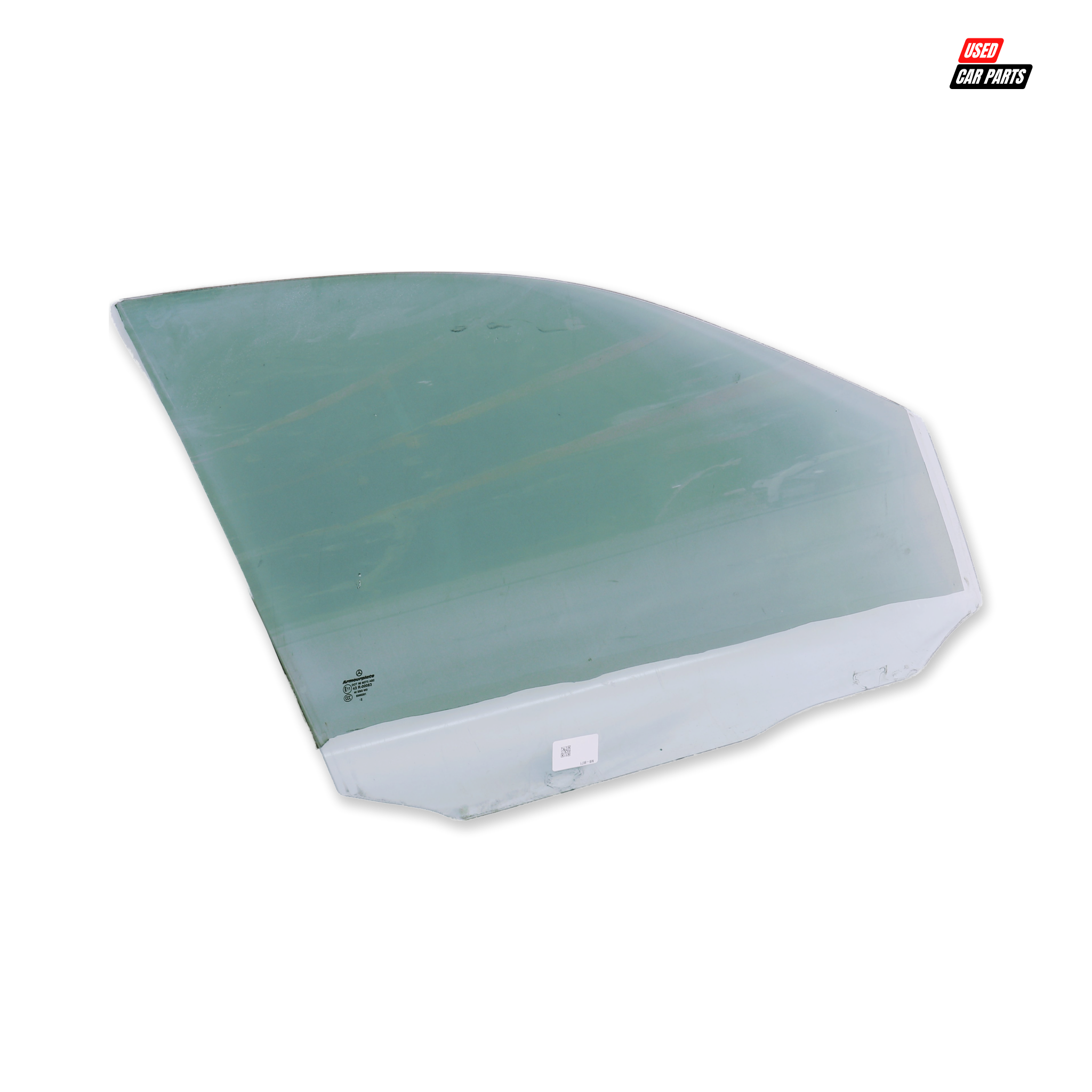 Used Driver's Side Front Window (Part Number 43R-00083) for 2012 Mercedes-Benz C180
