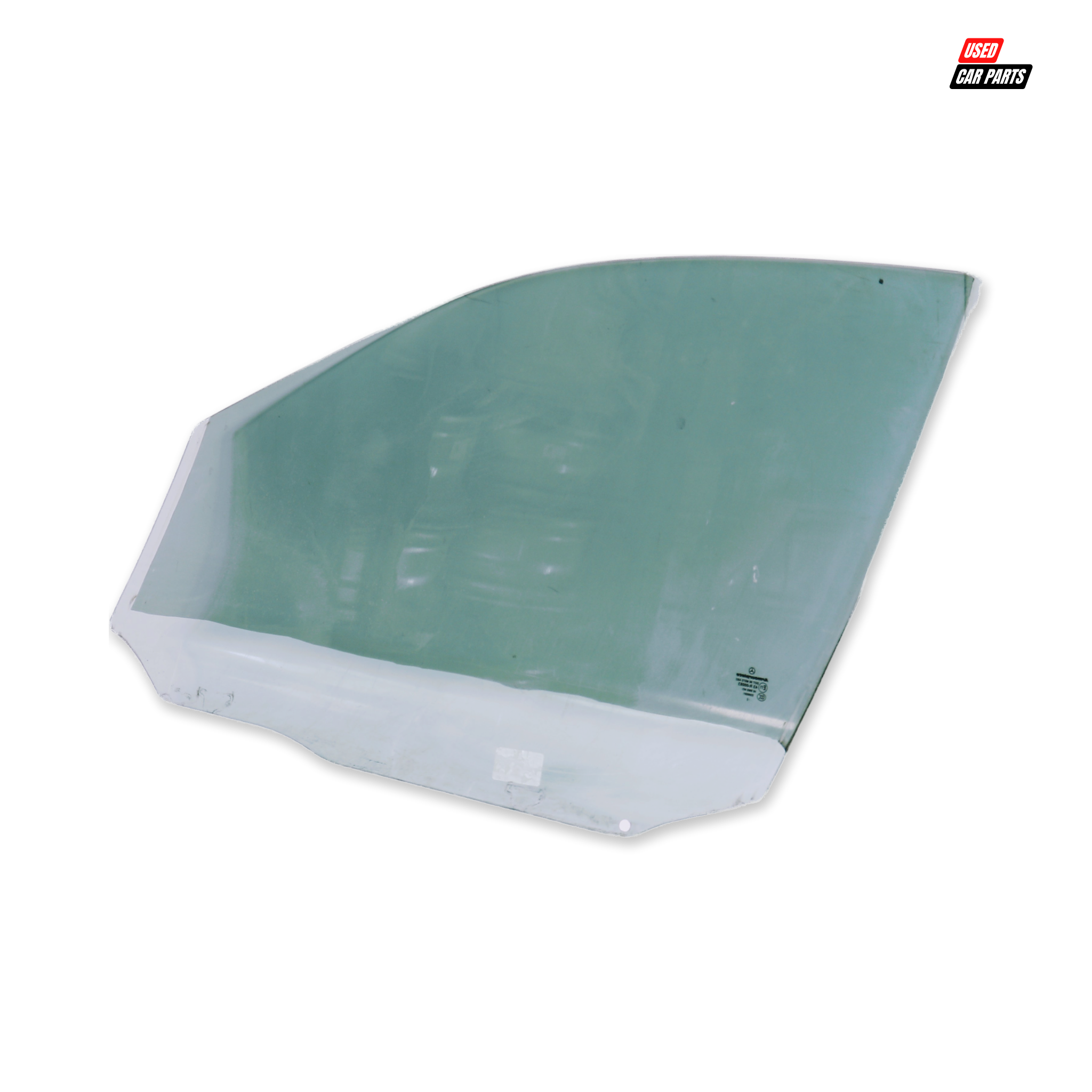 Used Driver's Side Front Window (Part Number 43R-00083) for 2012 Mercedes-Benz C180