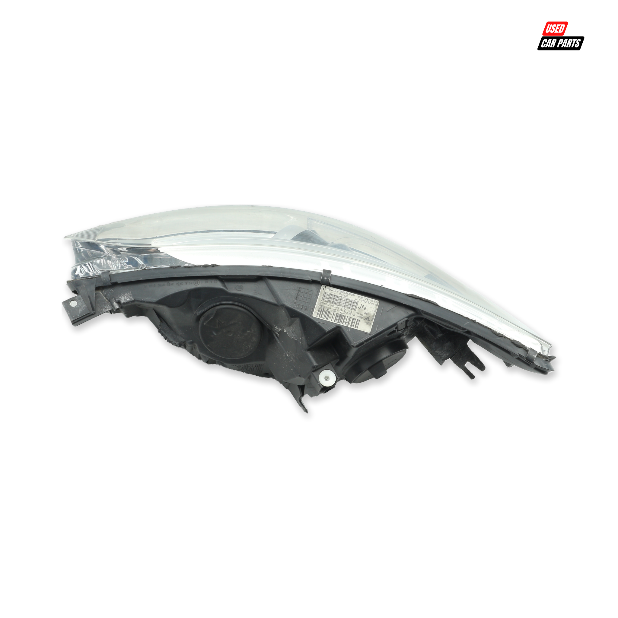 Used (Salvaged) Drivers Side Headlight Part Number 260104476R for RENAULT CAPTUR 900T 2015