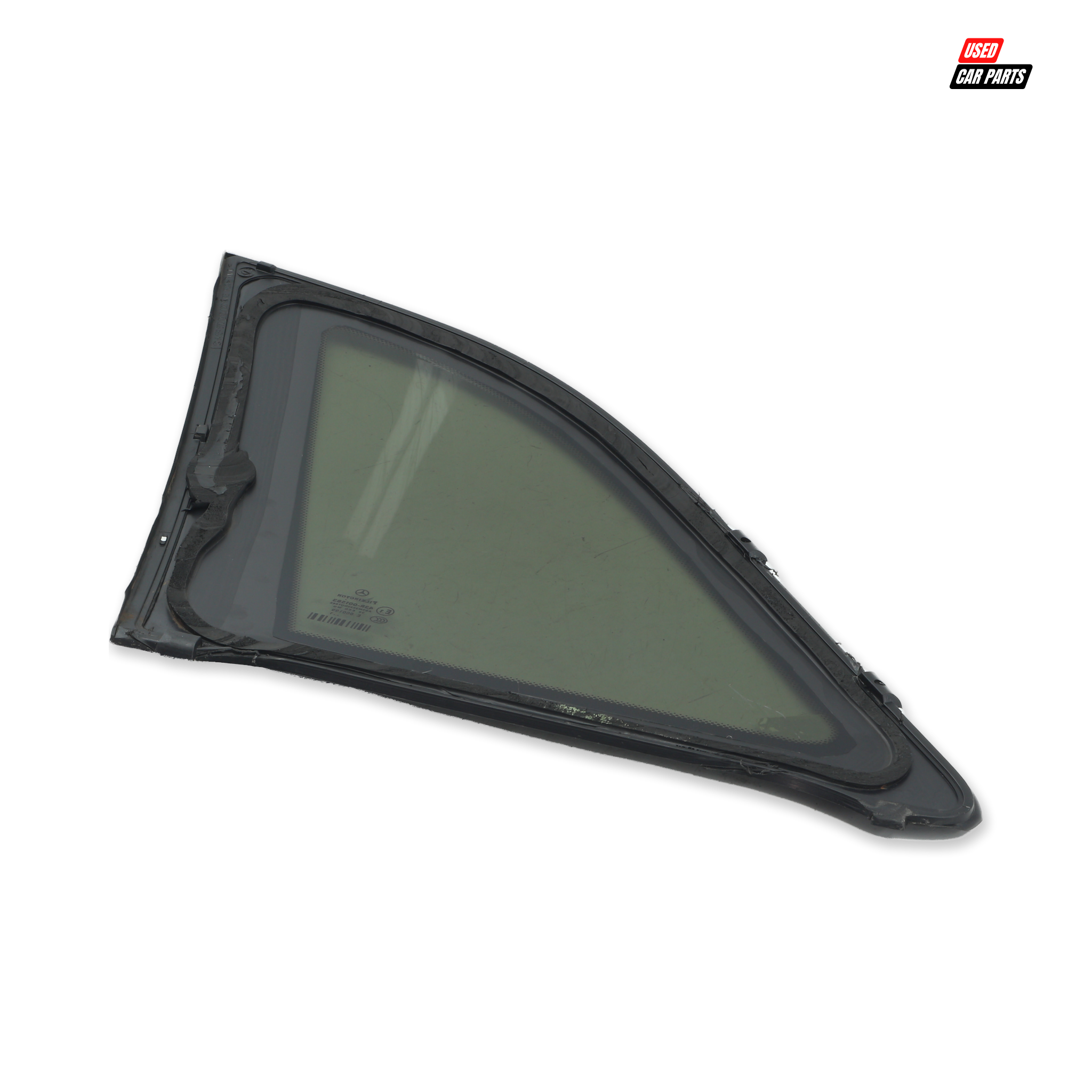 Used Drivers Side Rear Quarter Window (Part Number 43R001583) for 2011 MERCEDES-BENZ B180
