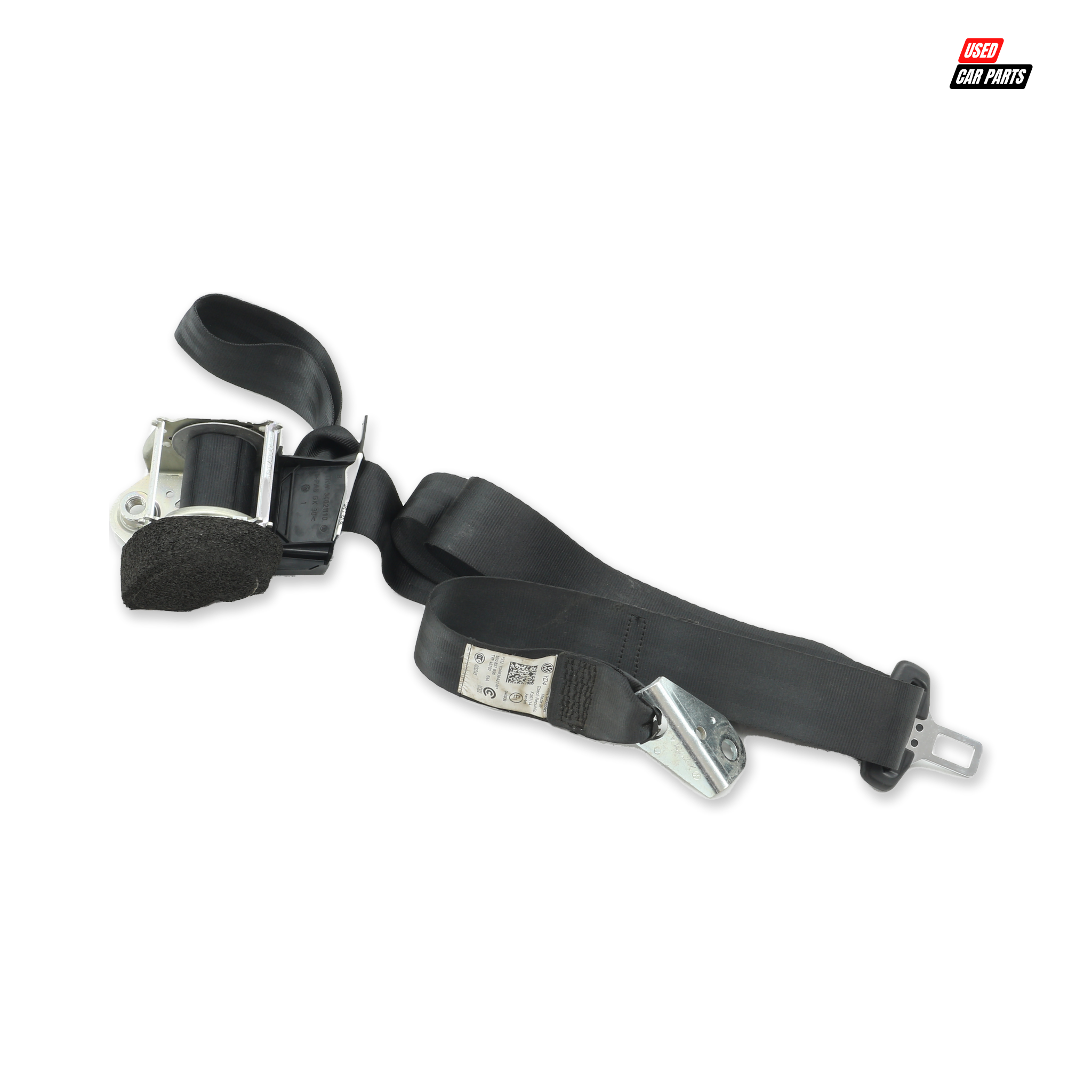 Used Drivers Side Rear Seat Belt (Part Number 5N0857806) for VOLKSWAGEN 1.4 TDI 2014