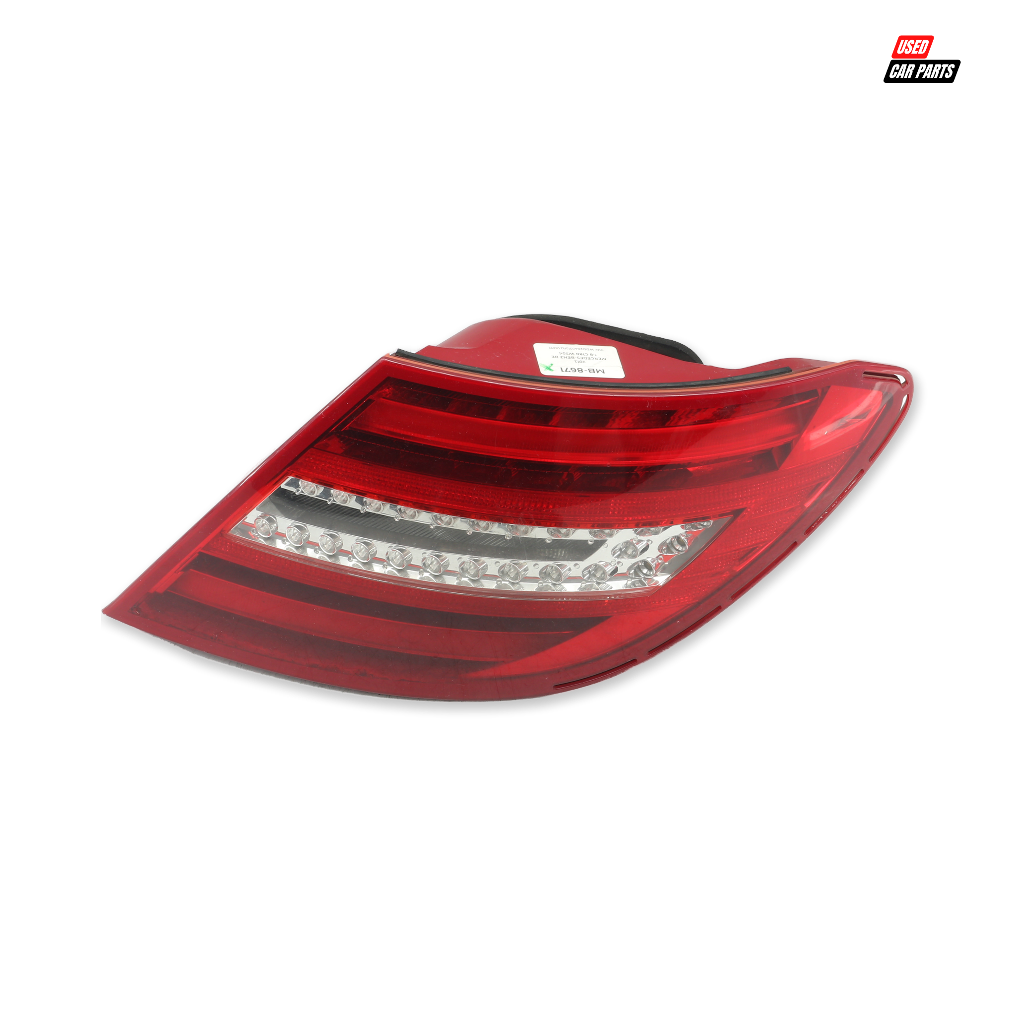 Used MERCEDES-BENZ C180 (2012) Drivers Side Tail Light (Part Number 2049060503)