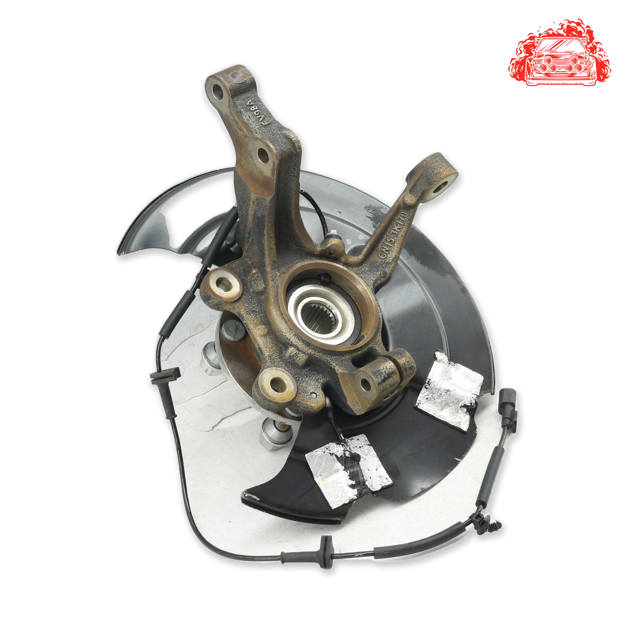 Used Ford EcoSport GN153K170 Driver Side Front Knuckle and Hub