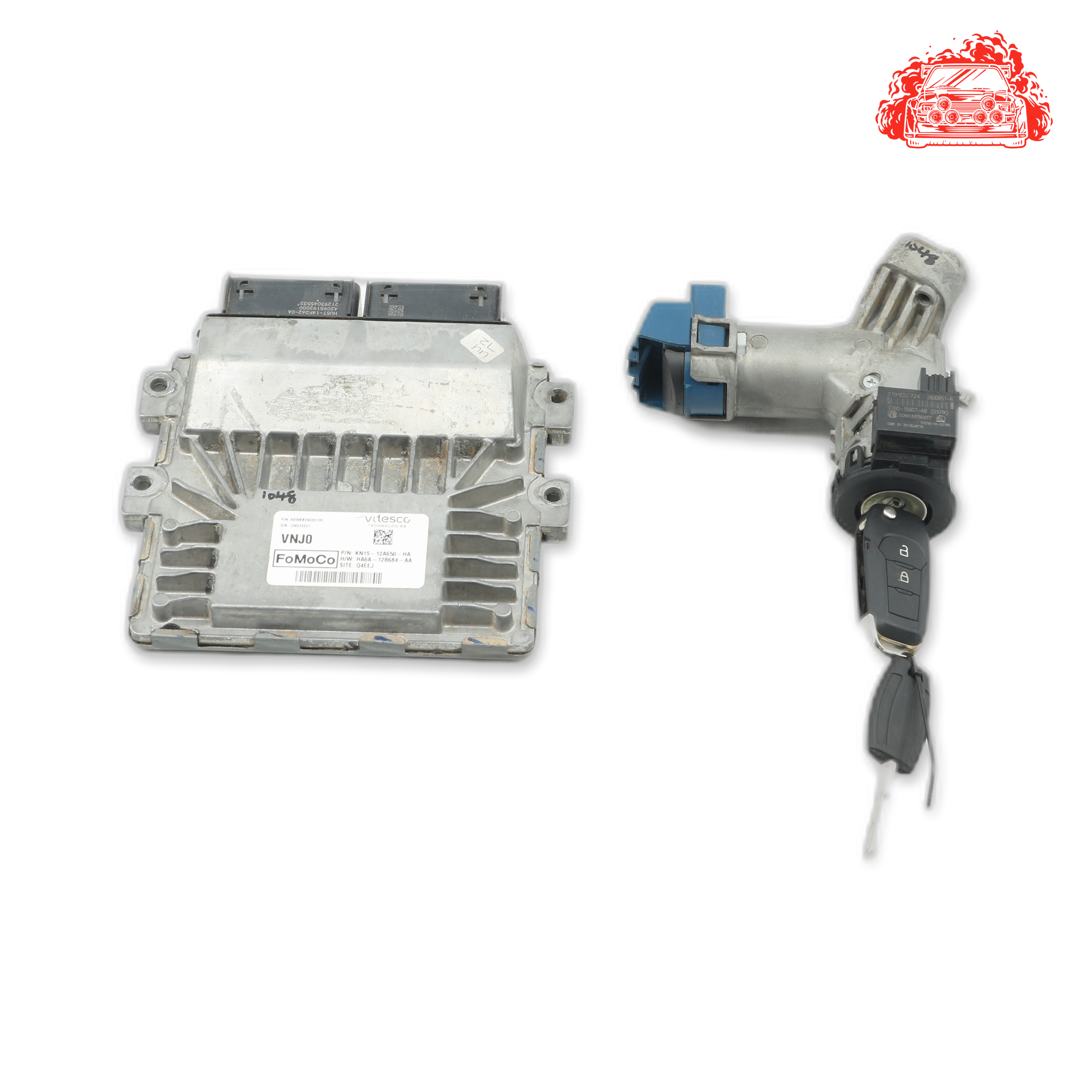 Ford EcoSport ECU Keys Ignition KN15-12A650-HA