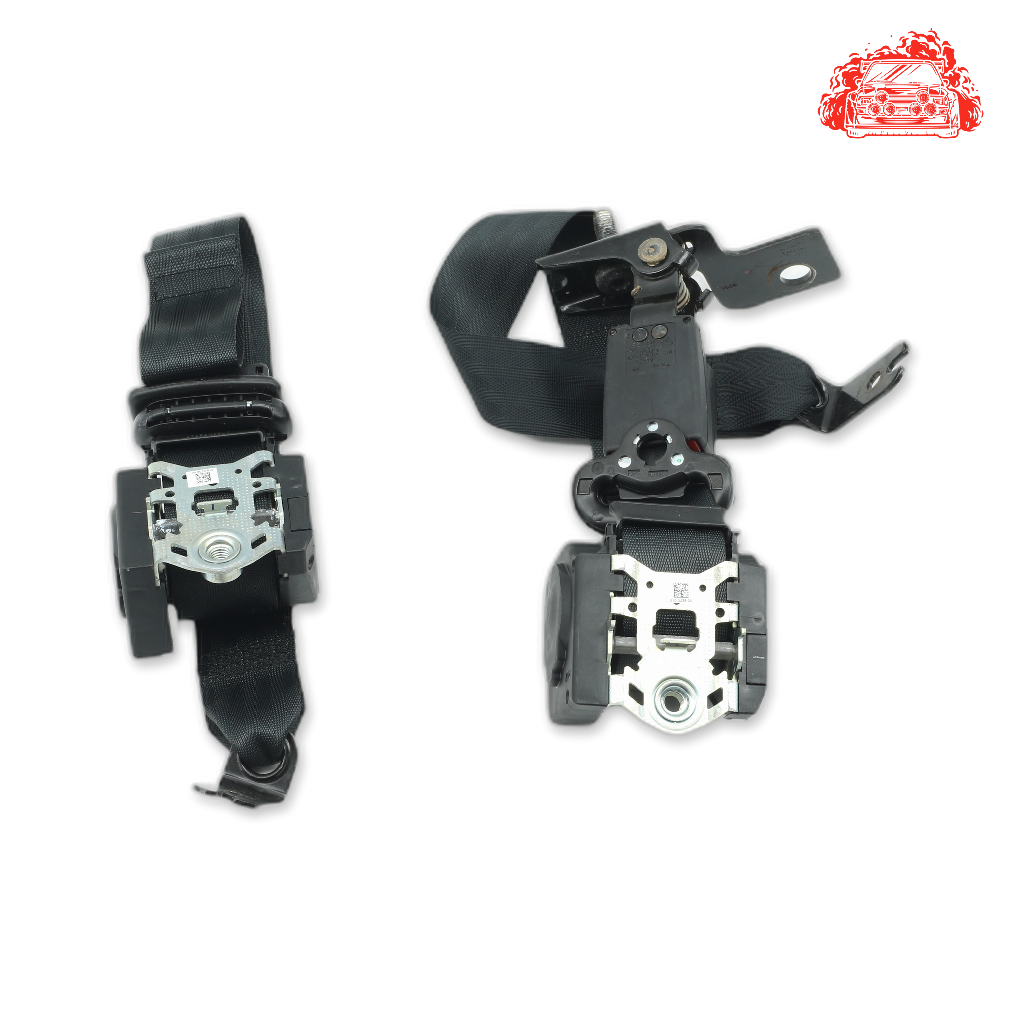Used Ford EcoSport Rear Non Pretensioner Seat Belt Set - OEM Part 143594D,243594D