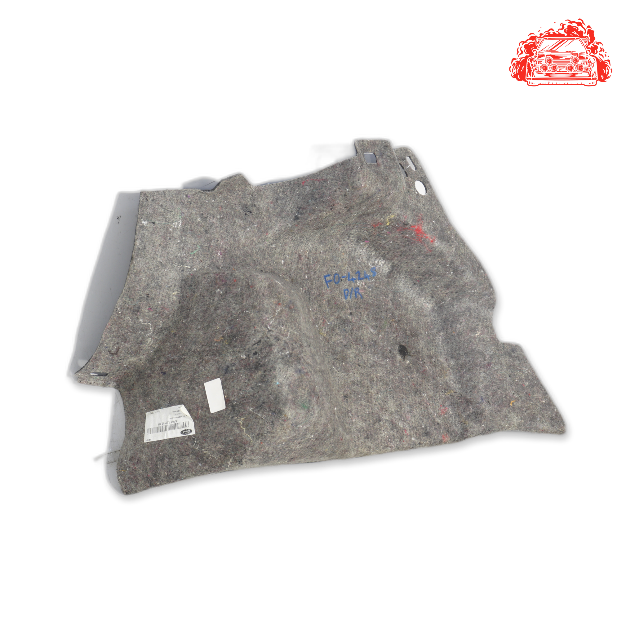 Used FORD FIESTA 1.6 AMBIENTE POWERSHIFT driver side boot lining carpet