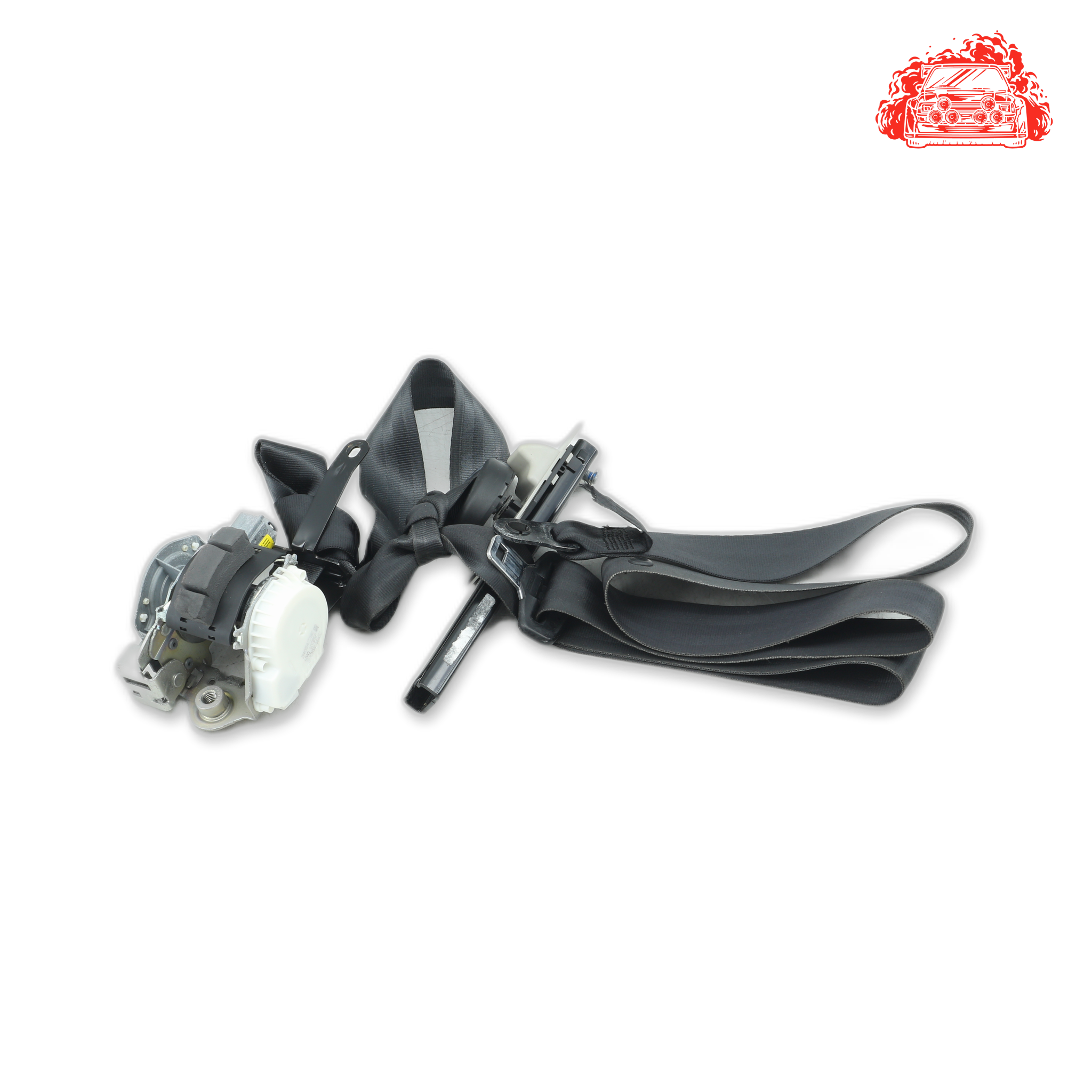 Used Ford Fiesta 1.6 Ambiente Powershift Driver Side Front Pretensioner Seat Belt - OEM Part 34054704,33013567B