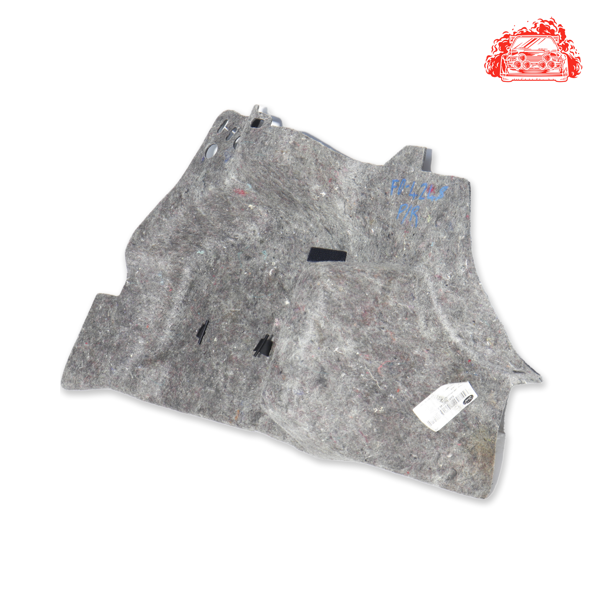 Used Ford Fiesta 1.6 Ambiente Powershift Passenger Side Boot Lining Carpet