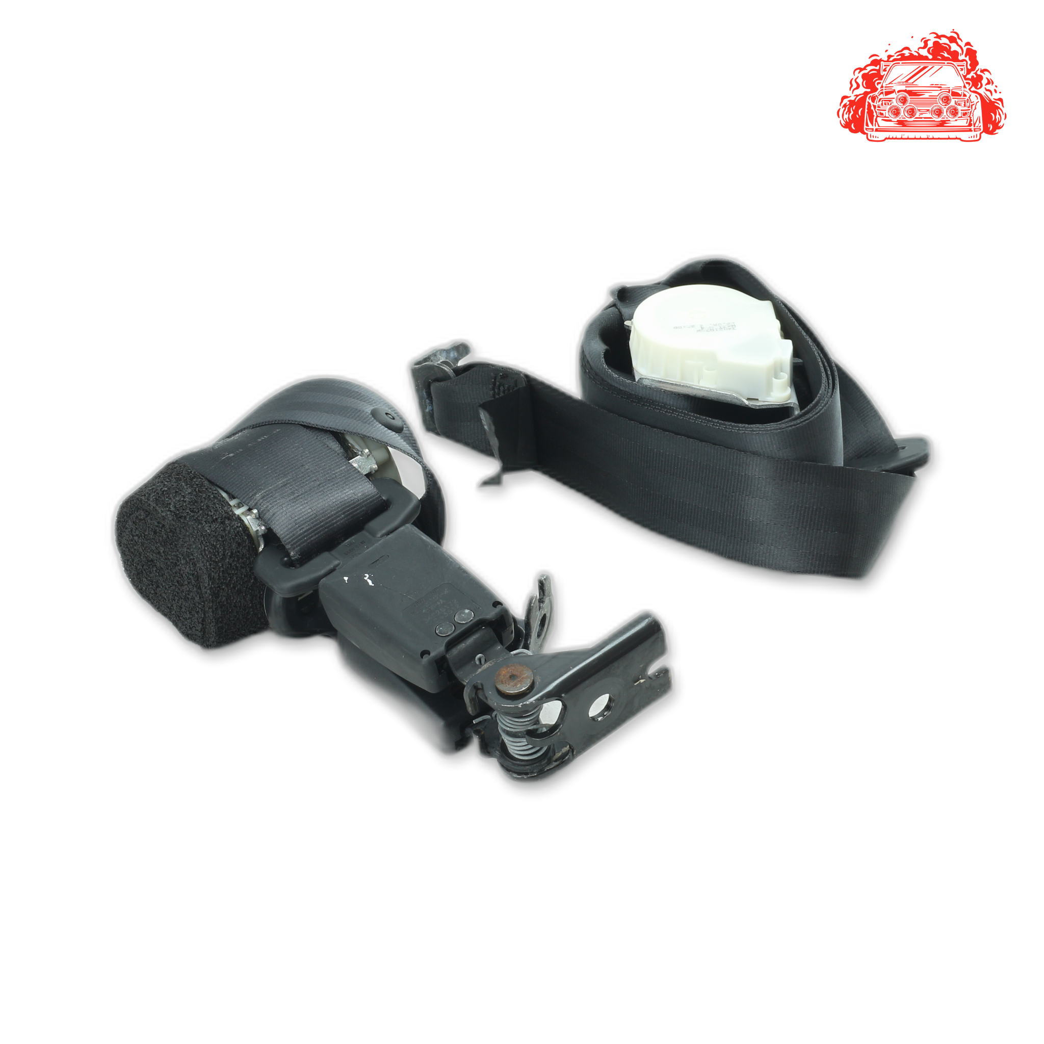 Used Ford Fiesta 1.6 Ambiente Powershift Rear Non Pretensioner Seat Belt Set - OEM Part 33021835