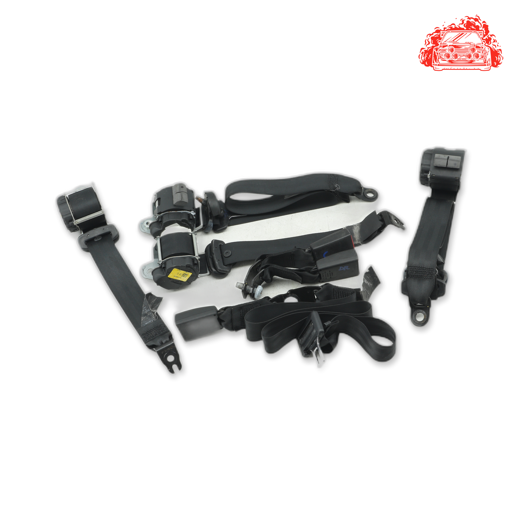 Used Ford FIGO 1.5 TREND (5DR) Front & Rear Seat Belt Set - OEM Part E4B5-A61295