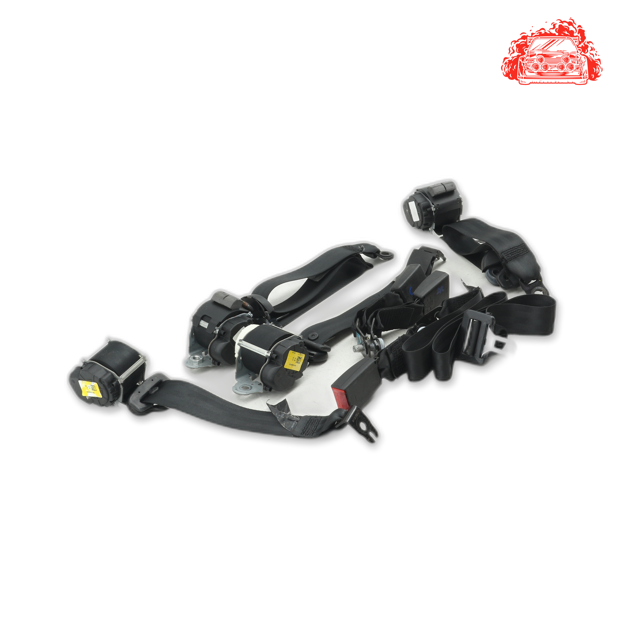 Used Ford FIGO 1.5 TREND (5DR) Front & Rear Seat Belt Set - OEM Part E4B5-A61295