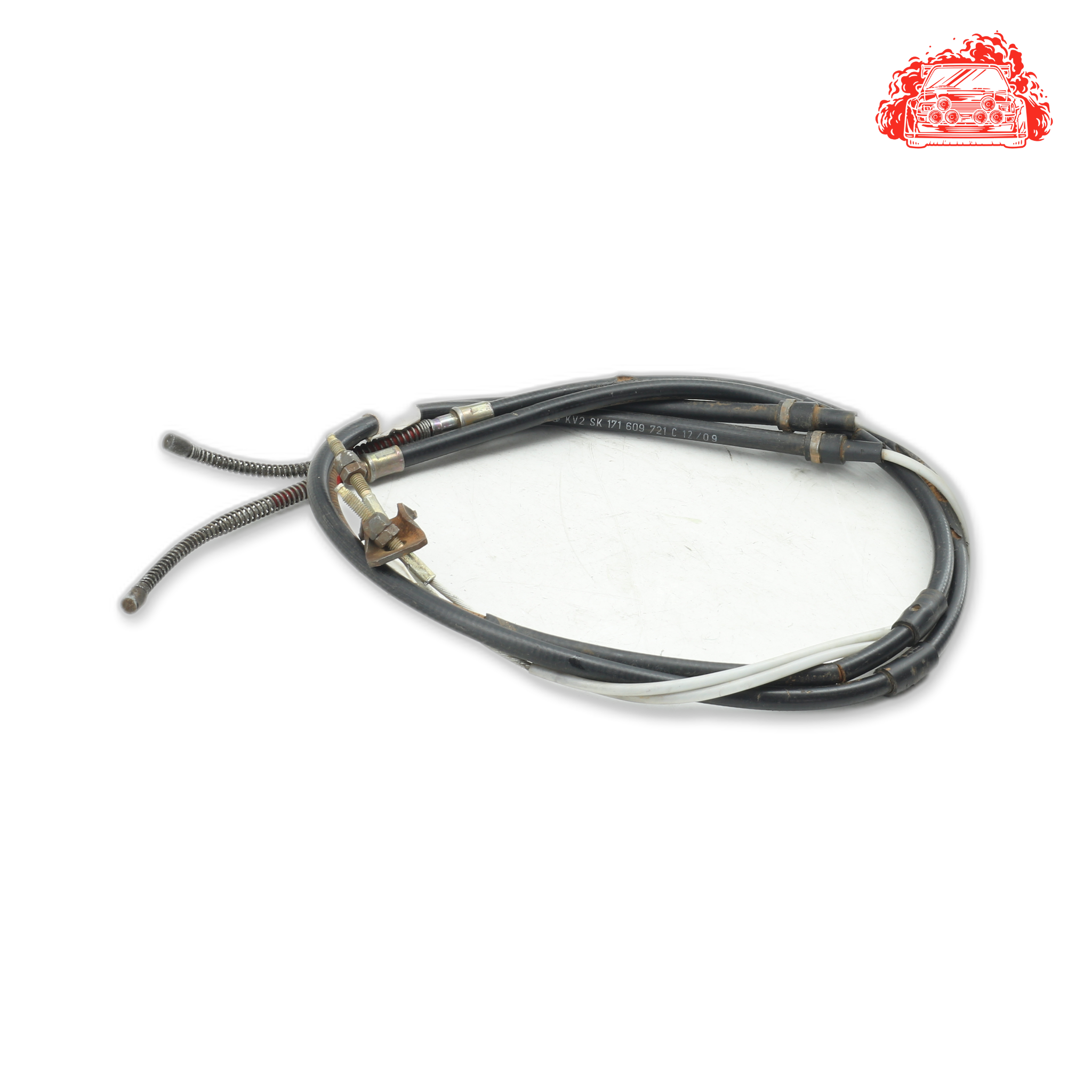 Used Volkswagen Golf Tenaciti 1.6i Handbrake Cables - OEM Part 171609721C