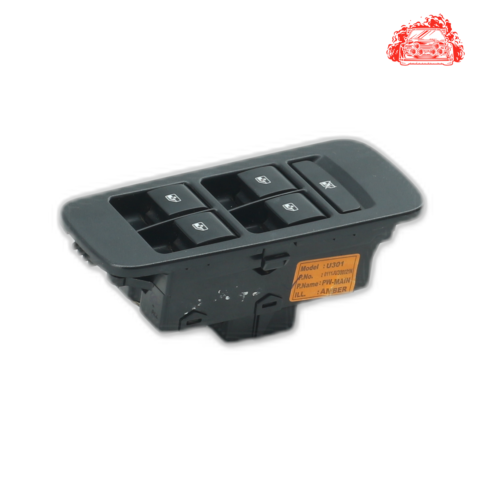 Used MAHINDRA Tuv300 T8 Driver Side Front Window Switch - OEM Part 0111JU300021N
