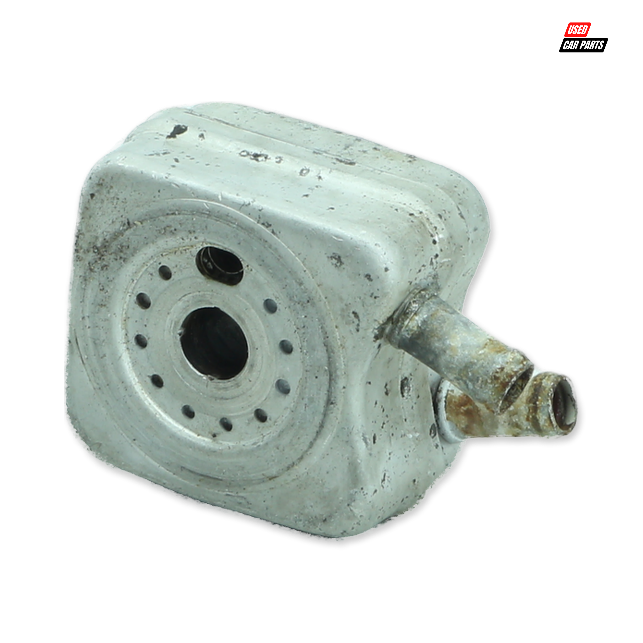 Used OEM Oil Cooler (Part Number 028117021B) for 2000 Volkswagen Passat