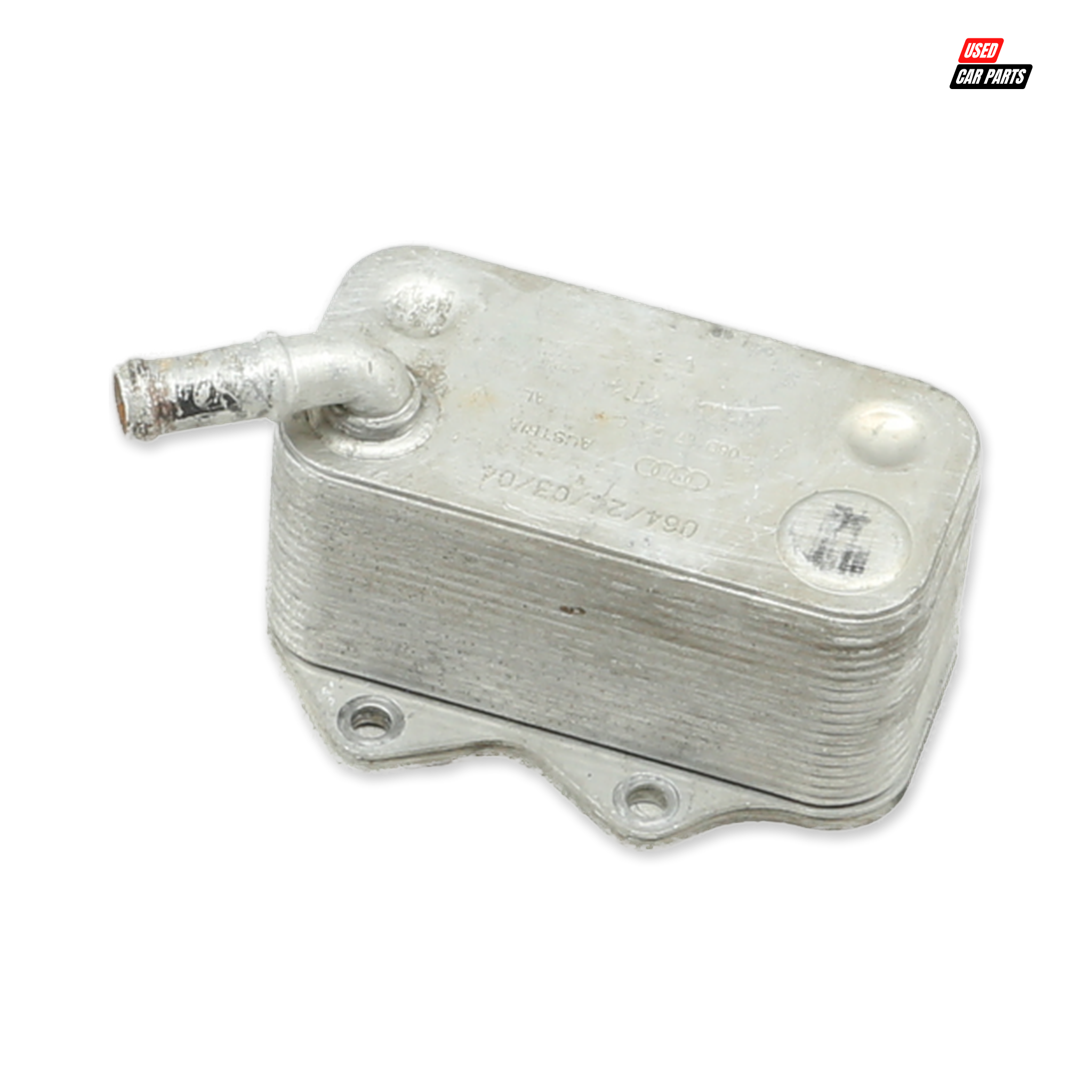 Used OEM Volkswagen Passat Oil Filter Oil Cooler (Part Number 06D117021C)