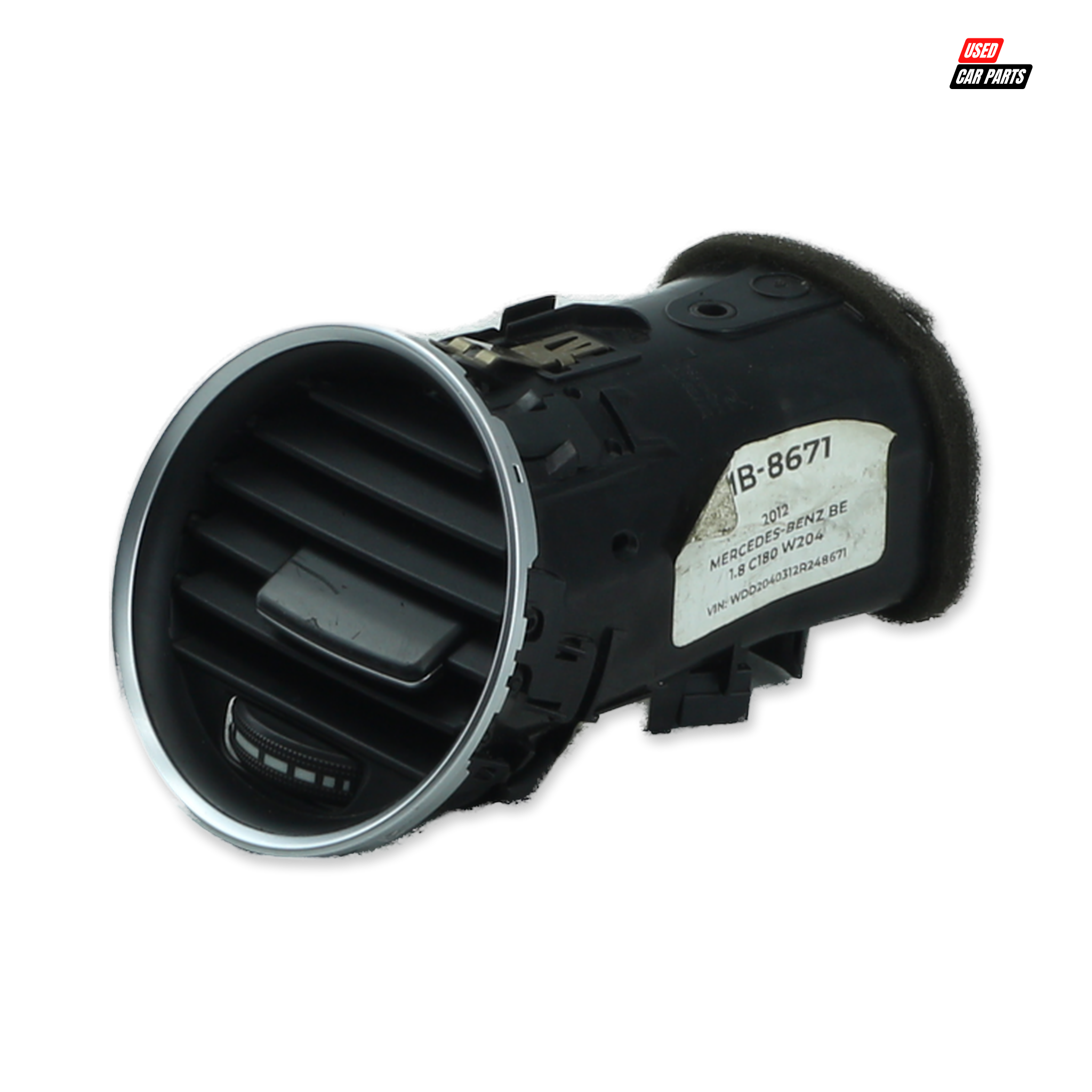 Used Passengers Side Air Vent (Part Number 07739001) for 2012 MERCEDES-BENZ C180