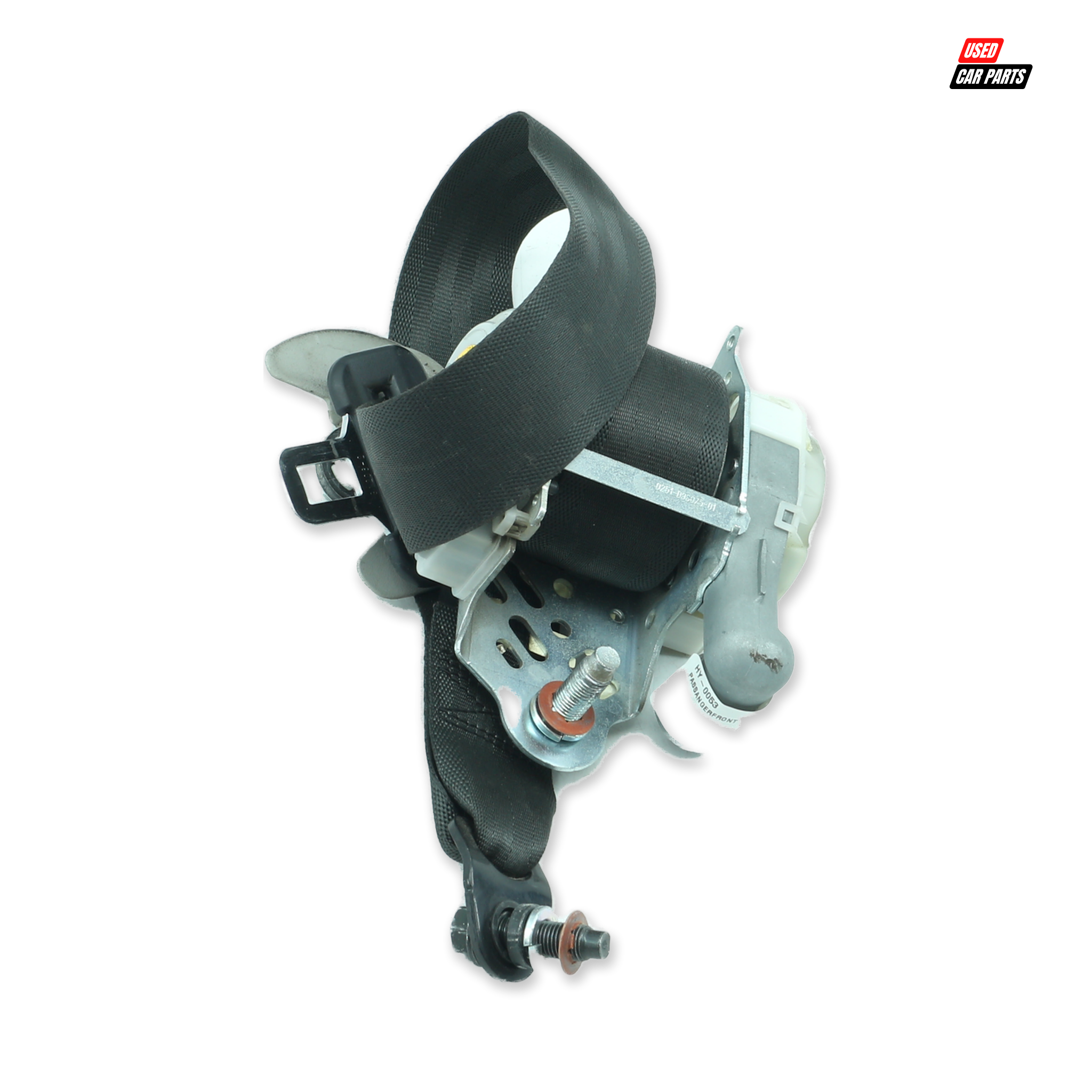 Used Passengers Side Front Seatbelt (Part Number 8887080-1J200) for 2013 HYUNDAI i20 1.4D GLIDE