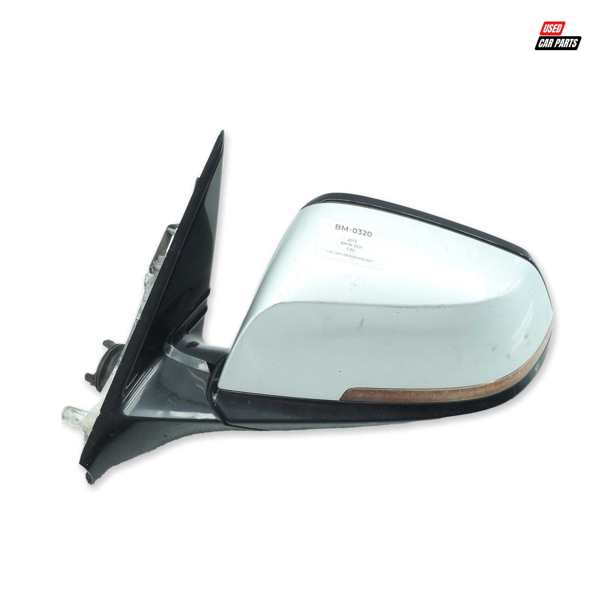 Used Passengers Side Mirror (Part Number 20212003) for 2013 BMW 320i