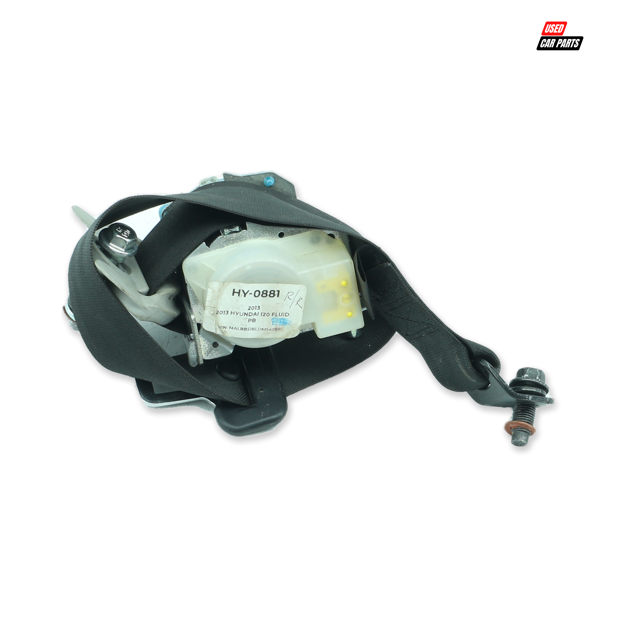 Used Passengers Side Rear Seat Belt for 2014 Hyundai i20 Active (Facelift)