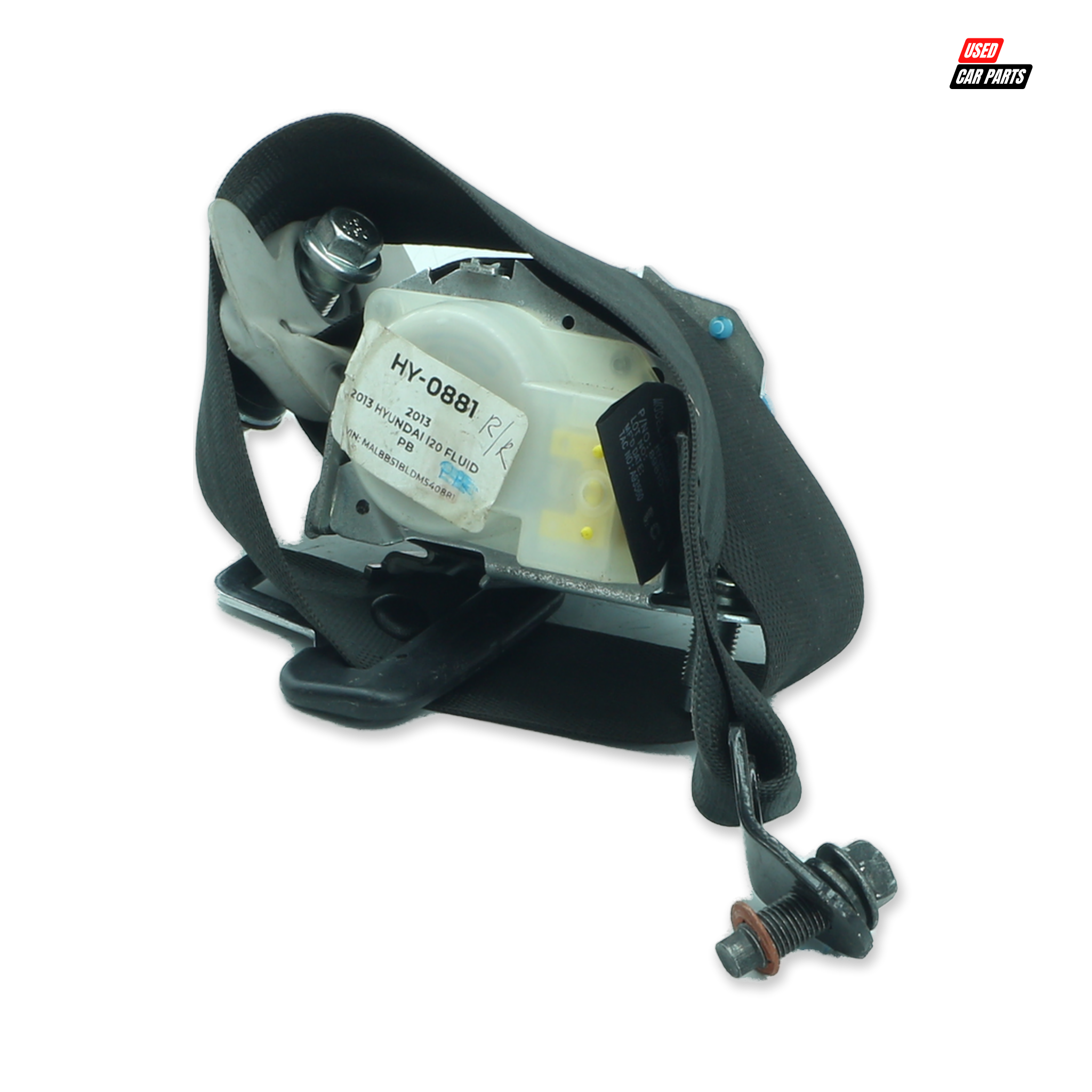 Used Passengers Side Rear Seat Belt for 2014 Hyundai i20 Active (Facelift)
